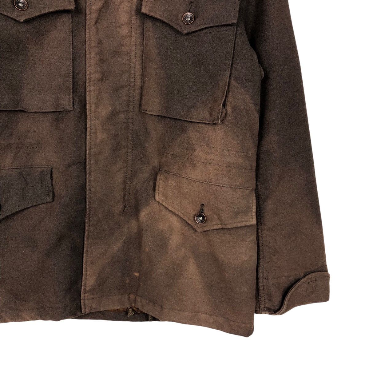 Edwin 📌Vintage Chore Biker Jacket Edwin Multi Pocket Sun Faded Size US M / EU 48-50 / 2 - 6 Thumbnail