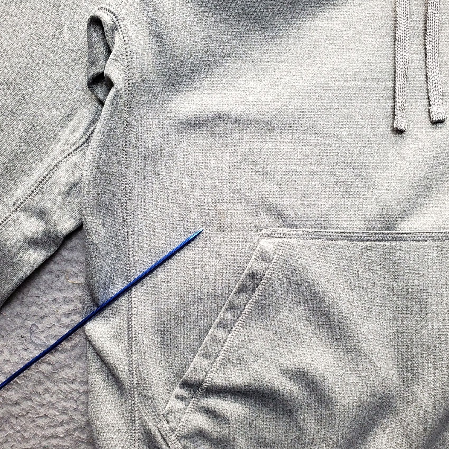 Nike Nike Training Hoodie Mens S Gray Therma Fit Spell-Out Drawstring Hoodie Size US S / EU 44-46 / 1 - 5 Thumbnail