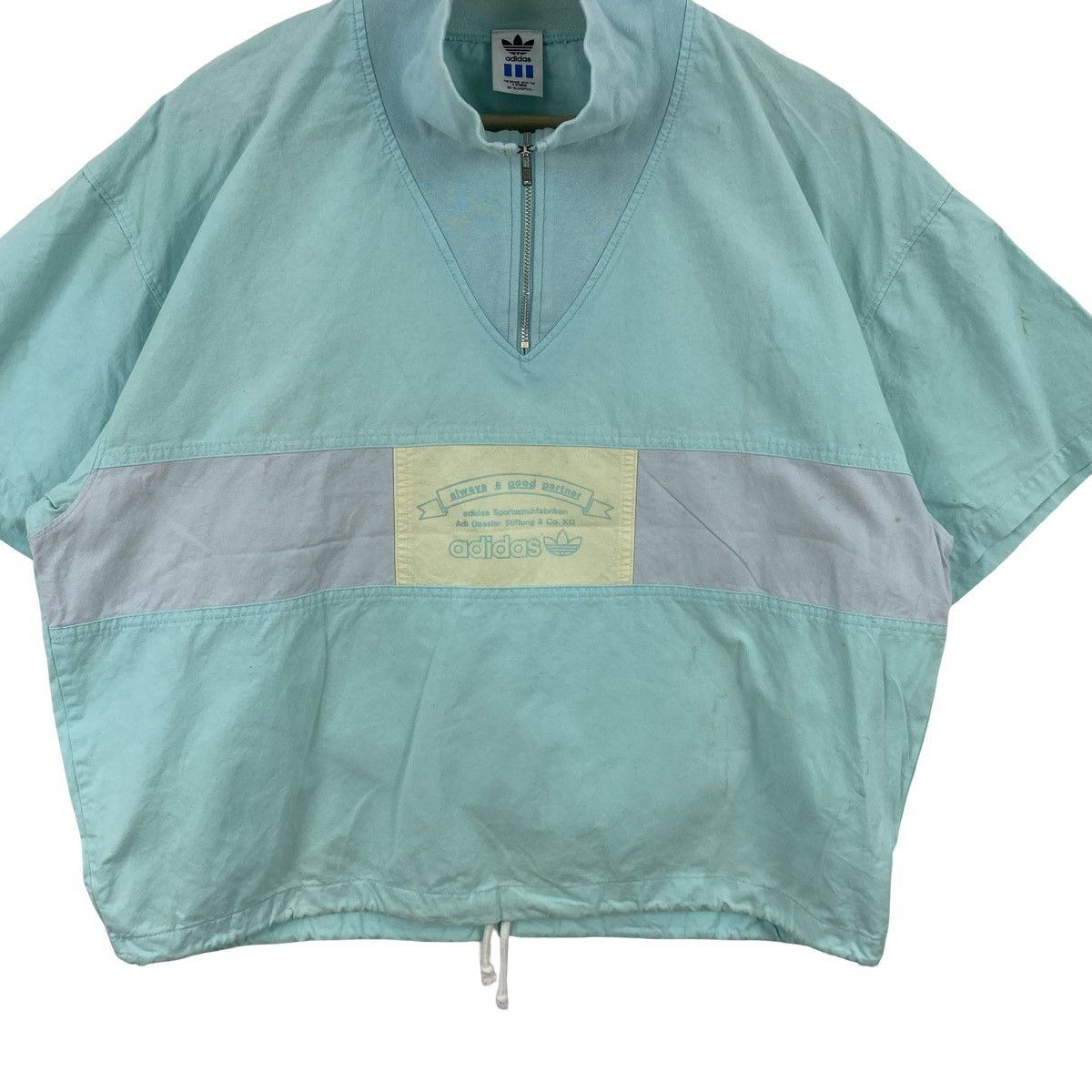 Adidas Vintage ADIDAS ORIGINALS Half Zip Pullover Windbreaker Size US XL / EU 56 / 4 - 6 Thumbnail