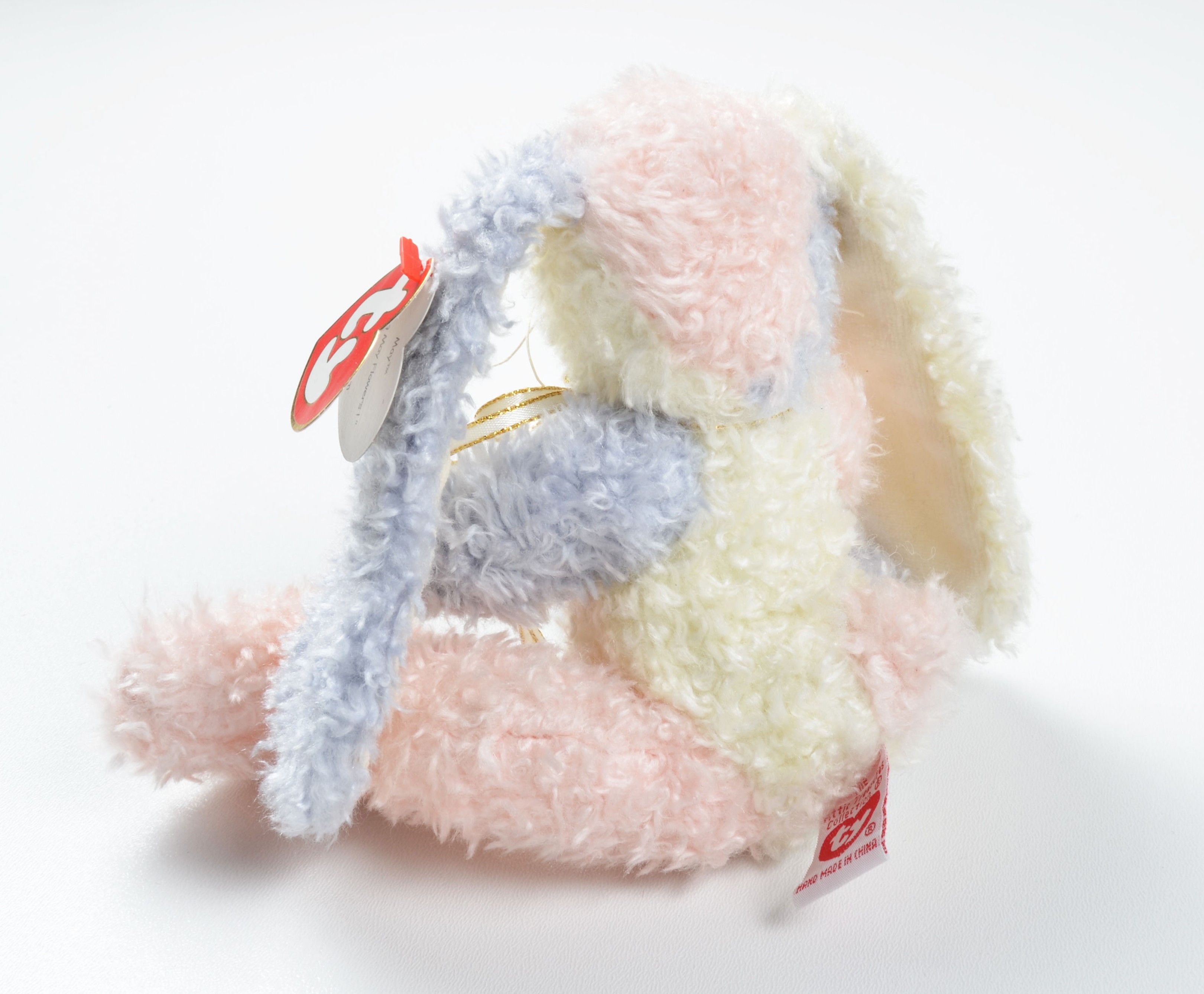 Other Ty Attic Treasures Collection May Bunny Plush Pastel Rabbit Size ONE SIZE - 5 Thumbnail