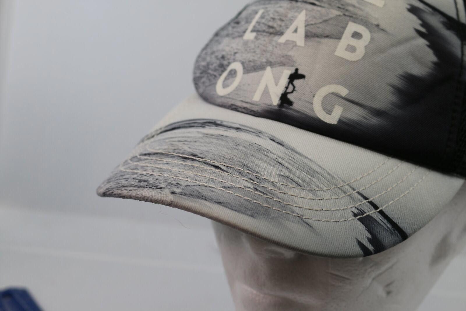 Other Billabong Trucker Hat Cap Snap Back Black White Surfing Size ONE SIZE - 2 Thumbnail