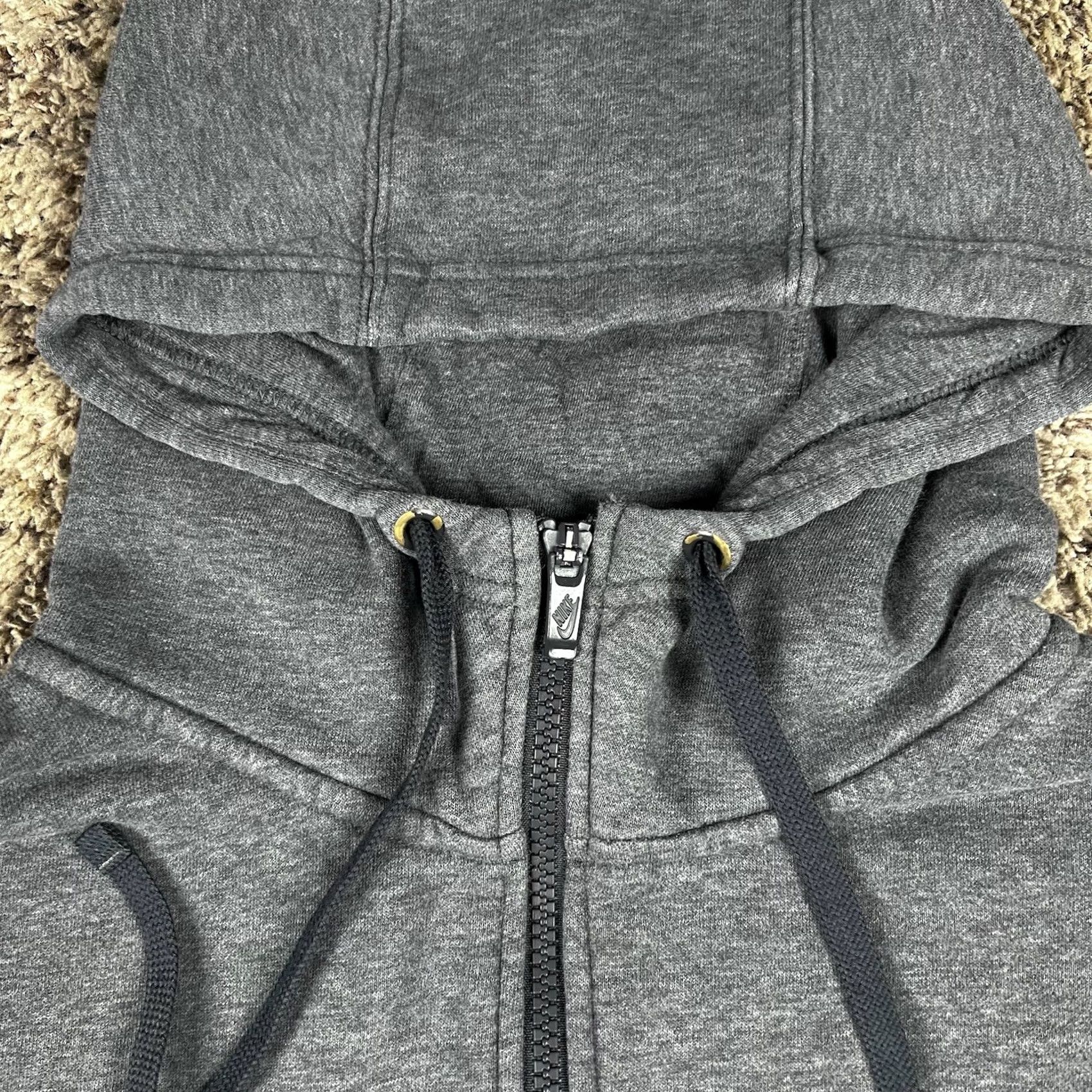 Nike Nike Hoodie Full Zip Gray 2XL Men Classic Outdoor Activewear Swoosh Size US XXL / EU 58 / 5 - 6 Thumbnail