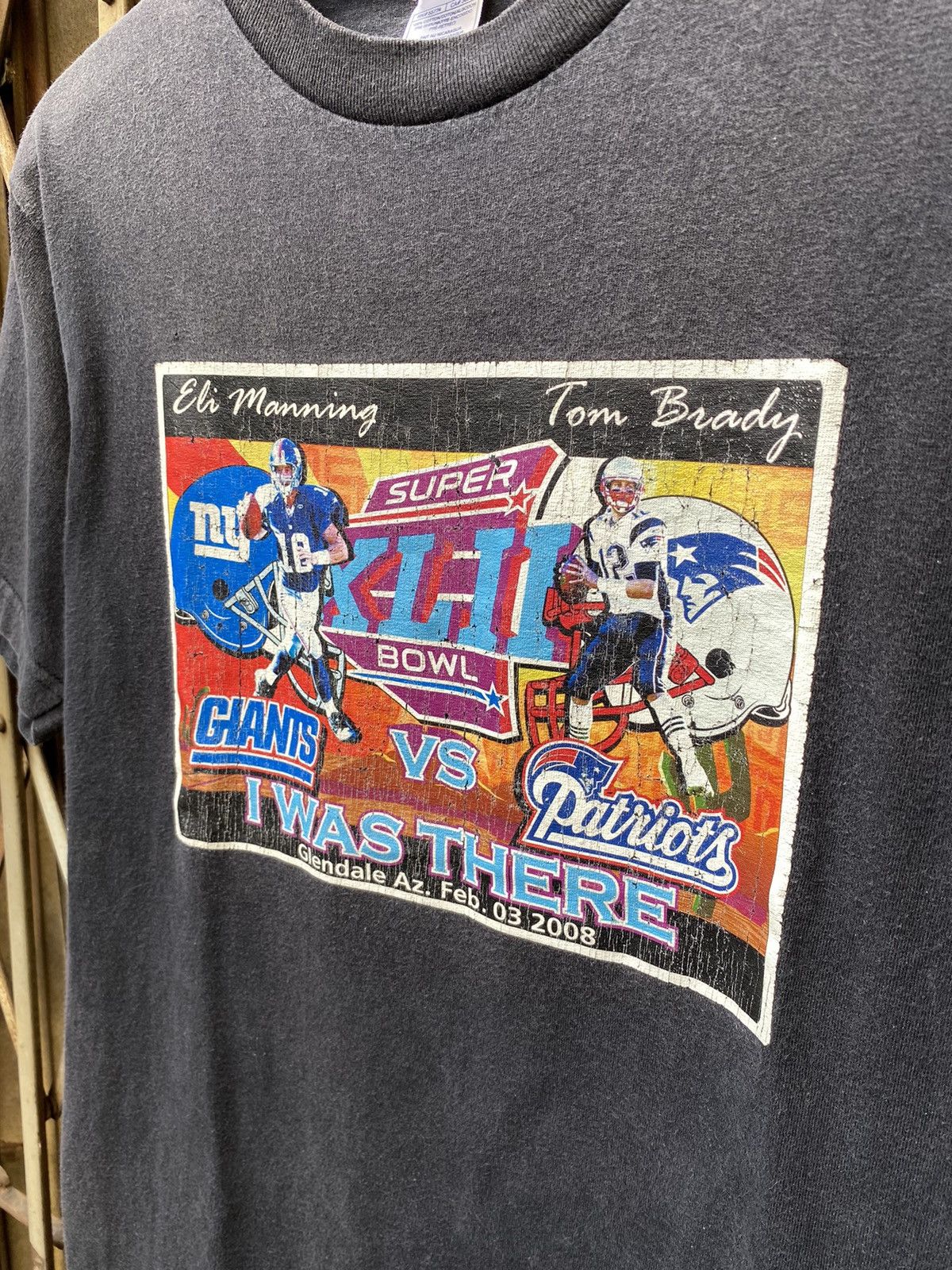 Band Tees VINTAGE GIANTS VS PATRIOTS 2008 Size US M / EU 48-50 / 2 - 2 Thumbnail