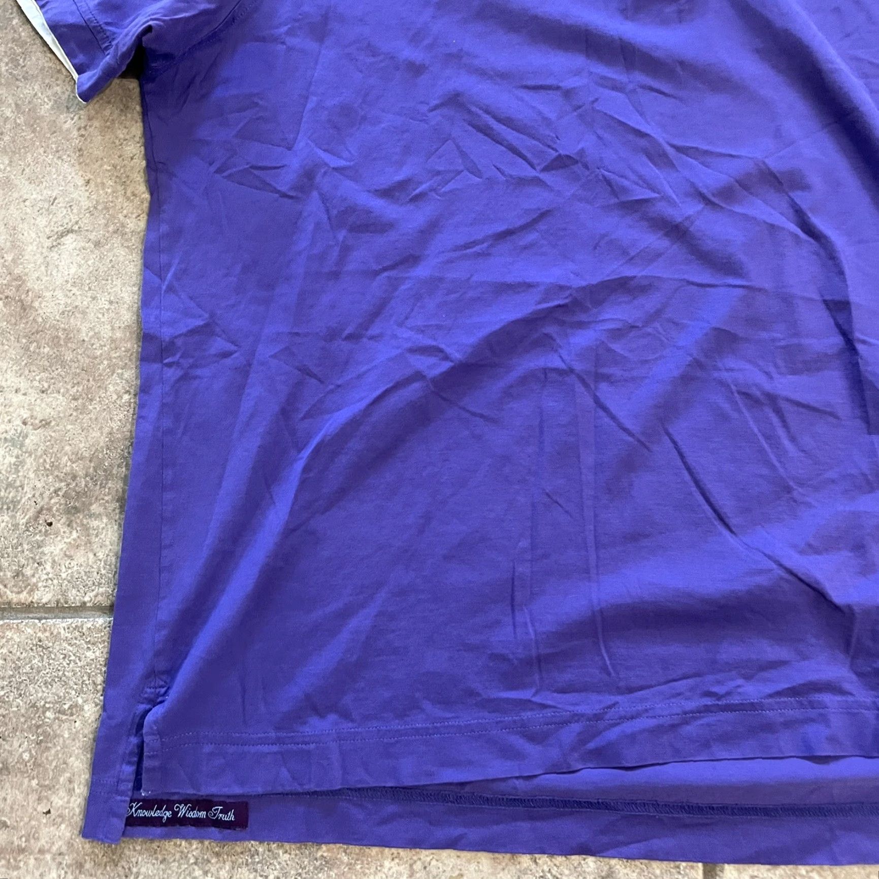 Robert Graham Robert Graham Polo Shirt Mens 2XL Purple Size US XXL / EU 58 / 5 - 3 Thumbnail