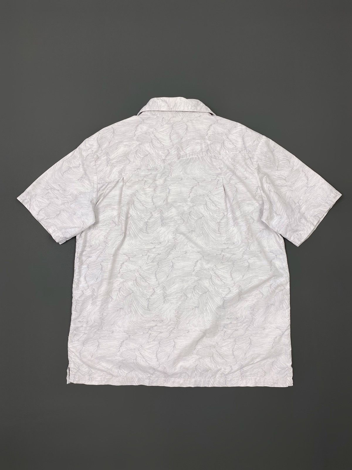 Salomon 2000’s Vintage Salomon Topographic Print Button Up Shirt Size US L / EU 52-54 / 3 - 8 Thumbnail