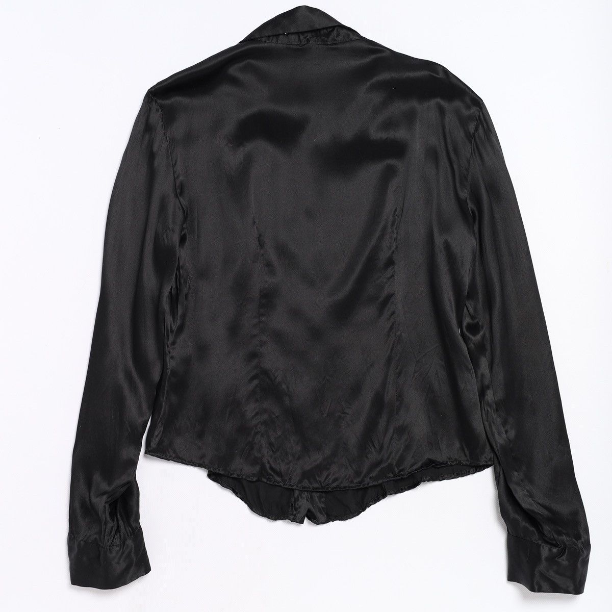 Just Cavalli Just Cavalli Silk Shirt Black Blouse Top Roberto Leopard Size L / US 10 / IT 46 - 16 Thumbnail