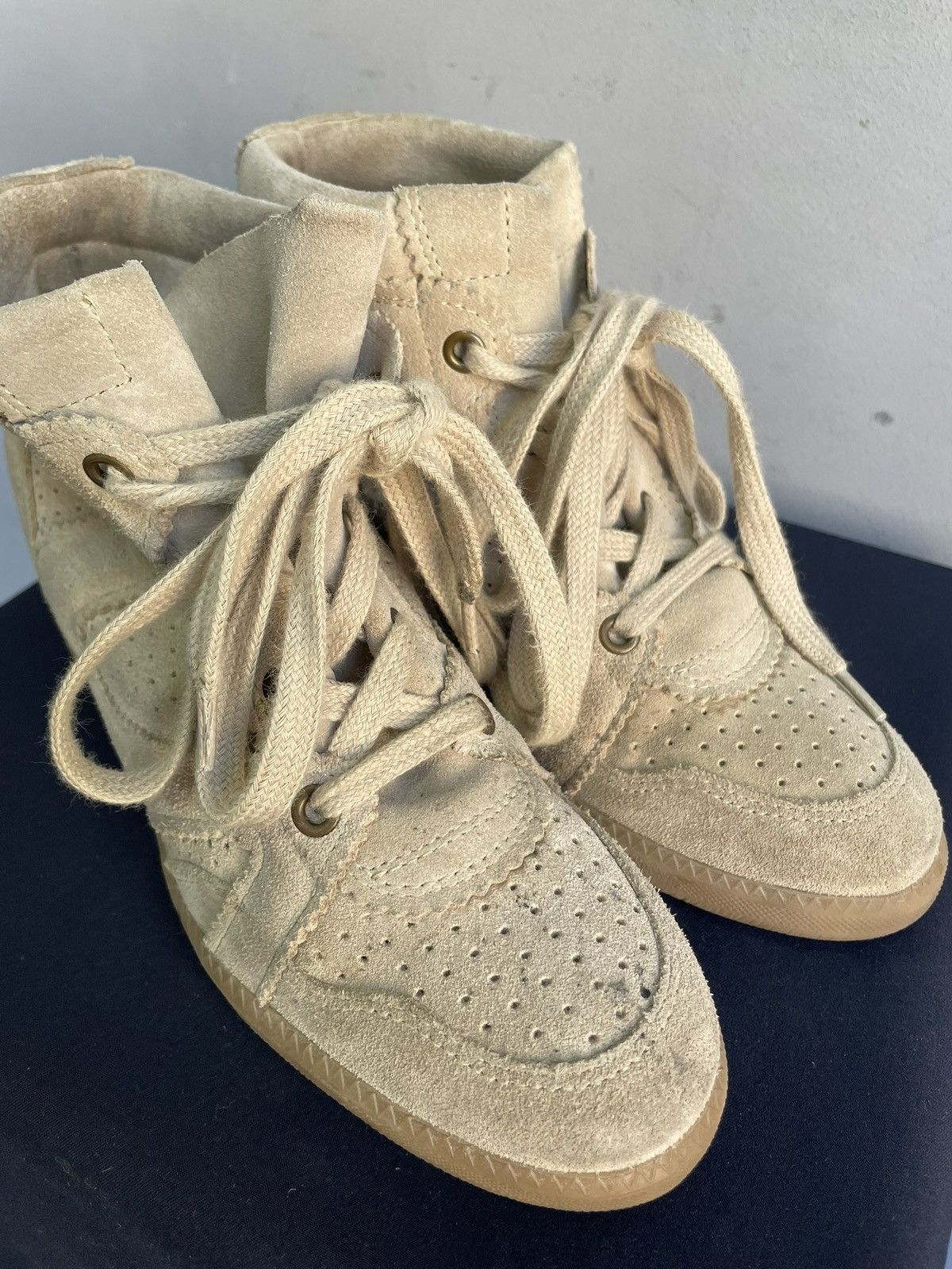 Isabel Marant Isabel Marant Style Sneakers Platform Suede Shoes y2k Size US 7 / IT 37 - 7 Thumbnail