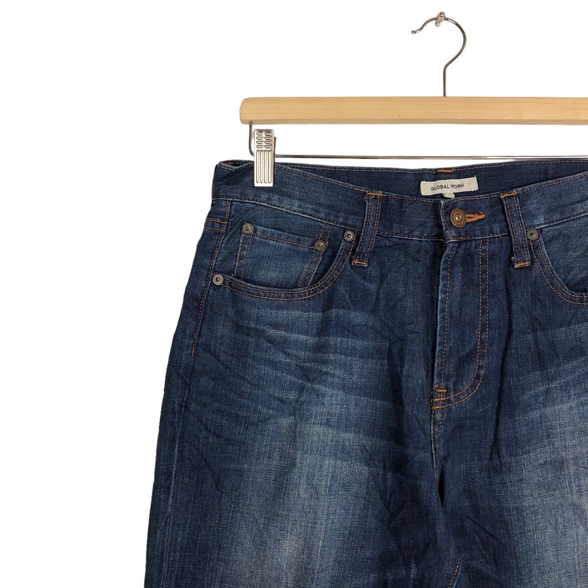 Issey Miyake 🔥GLOBAL WORK BY ISSEY MIYAKE JEANS DENIM SKINNY FIT Size US 28 / EU 44 - 6 Thumbnail