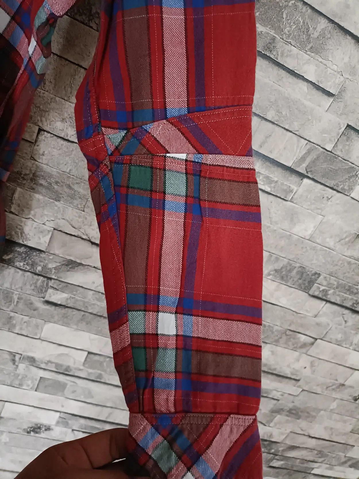 Japanese Brand Gaijin made crazy silhouette flannel shirt Size US M / EU 48-50 / 2 - 4 Thumbnail