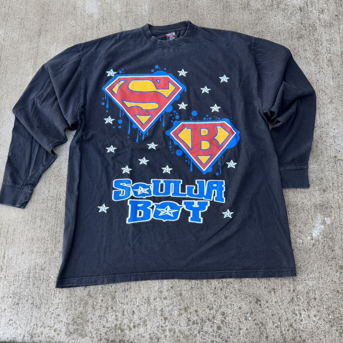 Rap Tees Vintage Soulja Boy Superman Album Promo Rap T-Shirt Size 3XL Size US XXL / EU 58 / 5 - 1 Thumbnail