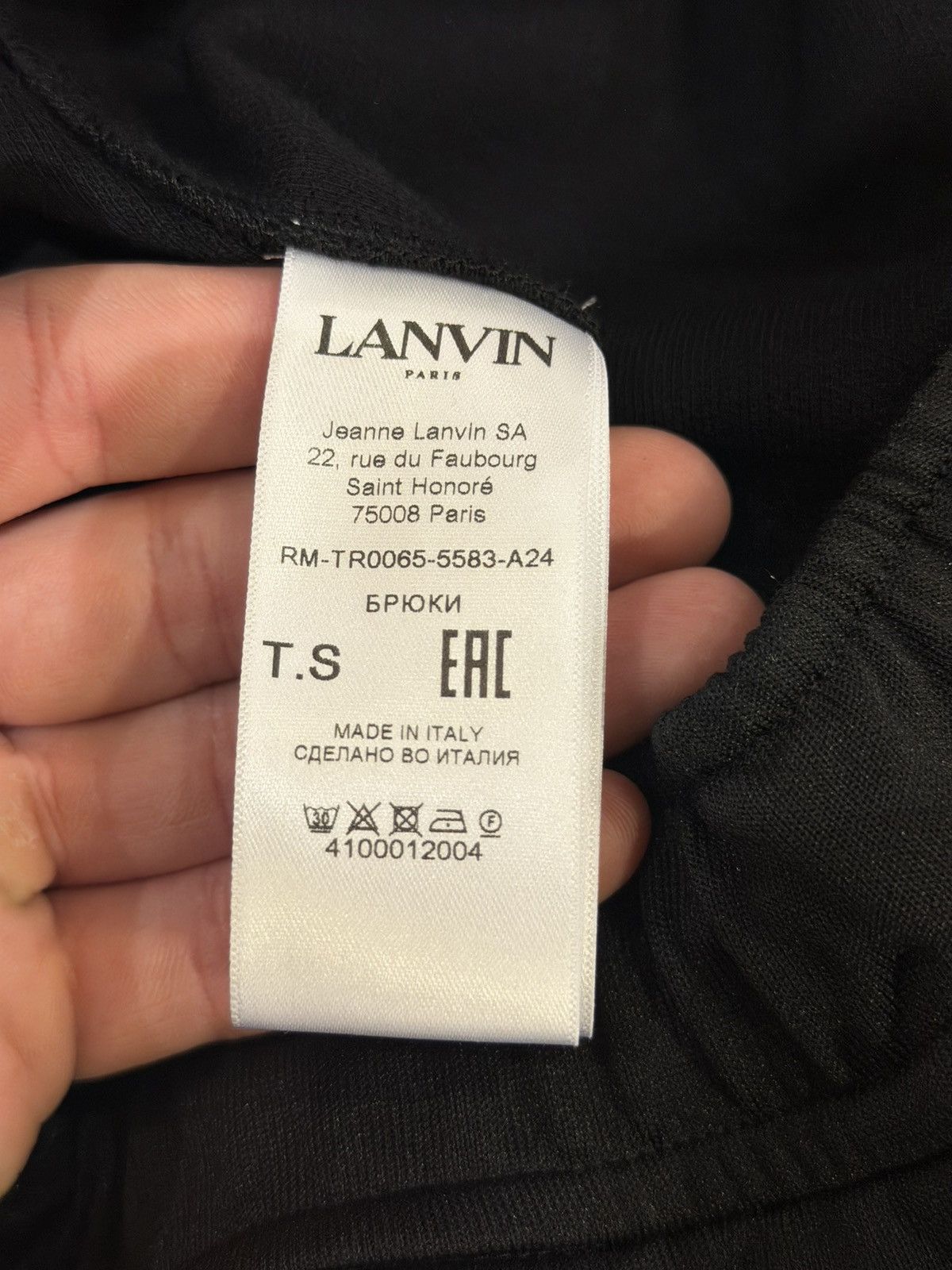 Lanvin Lanvin Contrast Joggers - Black/Green Size US 32 / EU 48 - 7 Thumbnail
