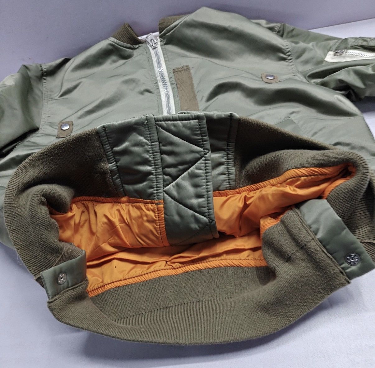 Sacai Sacai x Madsaki collaborative MA-1 Size US M / EU 48-50 / 2 - 9 Thumbnail
