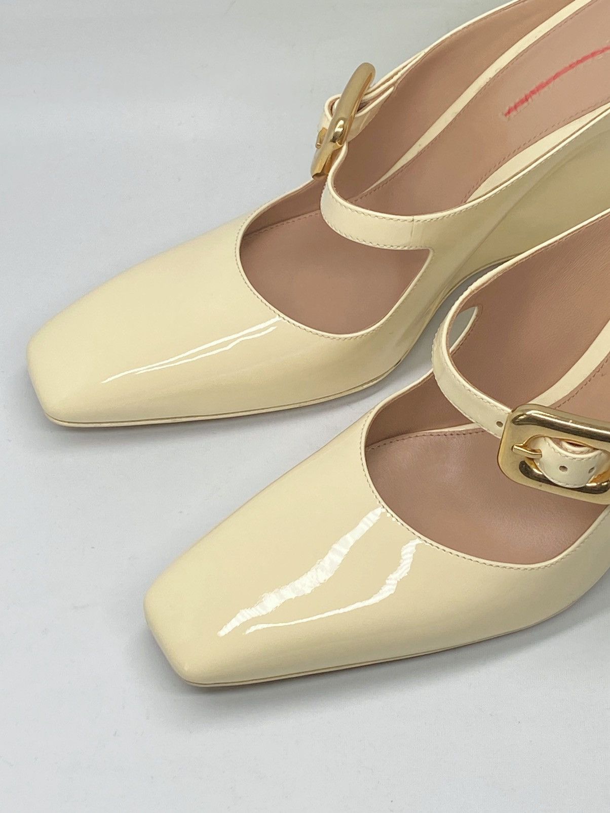 Bottega Veneta Bottega Veneta Comet Mary Jane Wedge Pumps size 37.5 Size US 7.5 / IT 37.5 - 7 Thumbnail