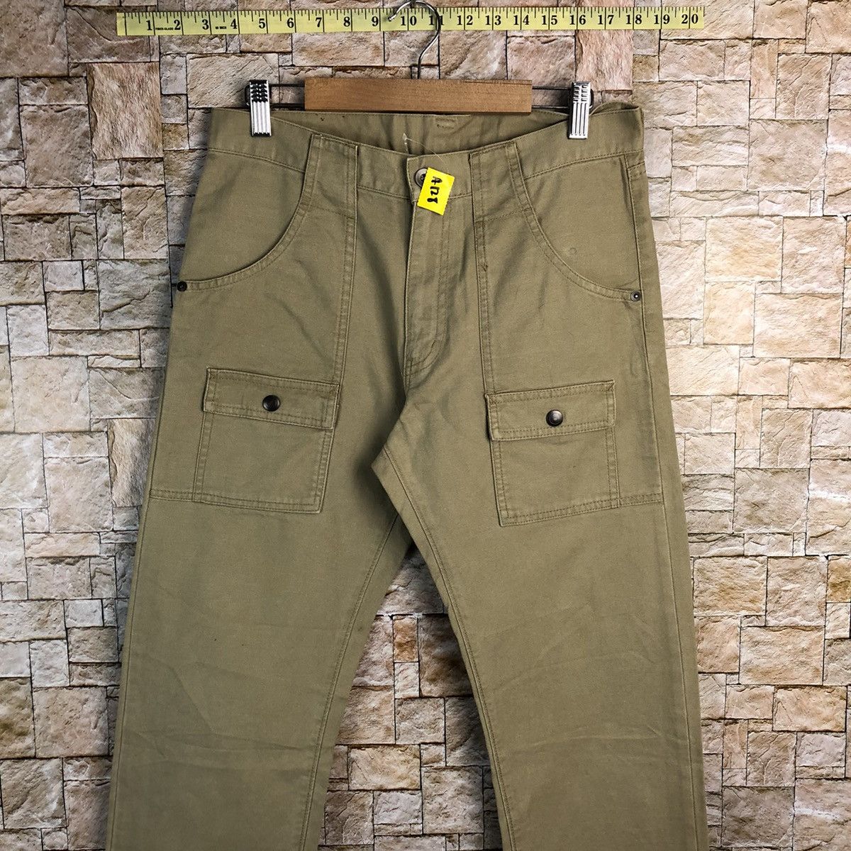 Japanese Brand Uniqlo japan vintage tactical Brown cargo Pants #A128 Size US 31 - 2 Thumbnail