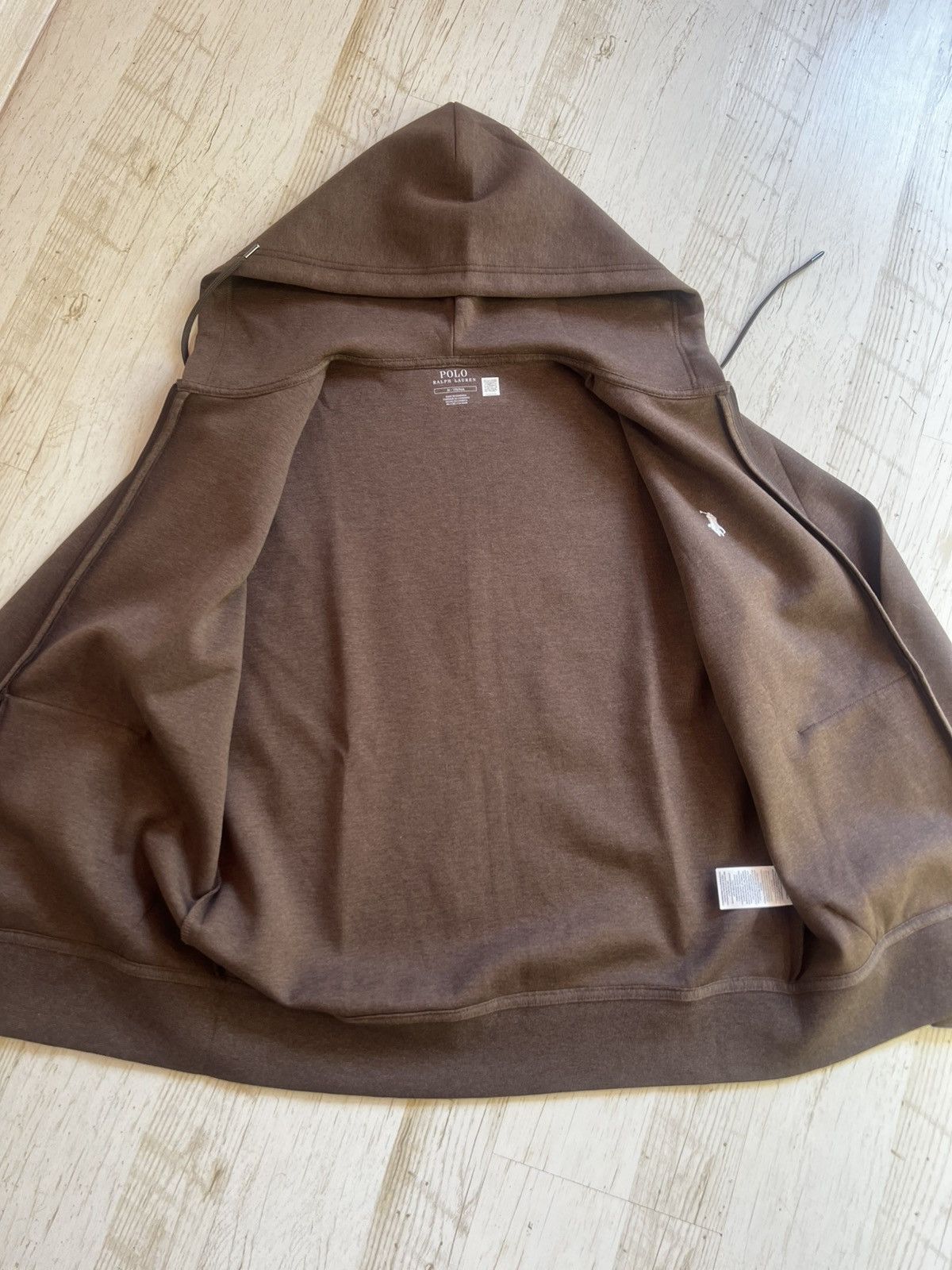 Polo Ralph Lauren Polo Ralph Lauren Brown Zip Hoodie Sweatshirt Size M Size US M / EU 48-50 / 2 - 8 Thumbnail