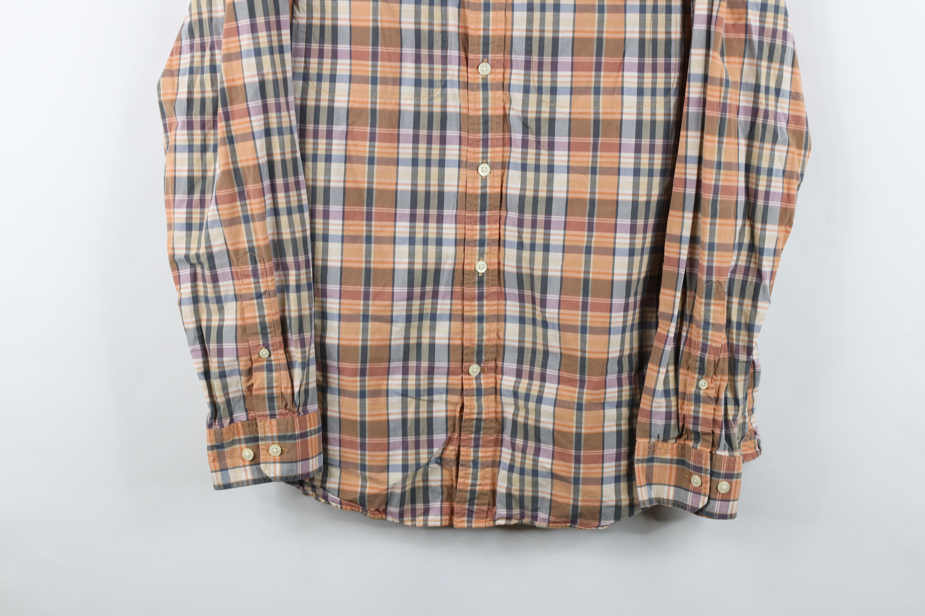 Banana Republic Y2K Banana Republic Pocket Collared Button Shirt Plaid Size US L / EU 52-54 / 3 - 3 Thumbnail