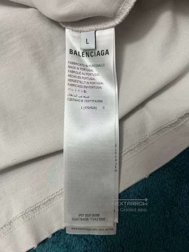 Balenciaga Balenciaga Multi-Element Logo Short Sleeve, White Size US L / EU 52-54 / 3 - 4 Thumbnail