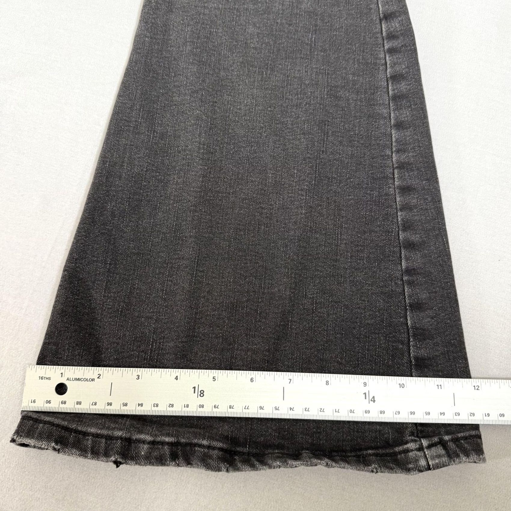 Wrangler Wrangler Jeans Womens 12 Black High Rise Fierce Flare Stretch Denim Pants Bell Size 34" / US 12 / IT 48 - 6 Thumbnail