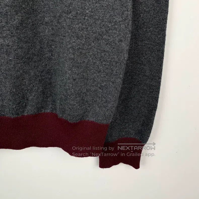 Hermes Hermes Gray earth pattern embroidery round-neck cashmere k Size L / US 10 / IT 46 - 5 Thumbnail