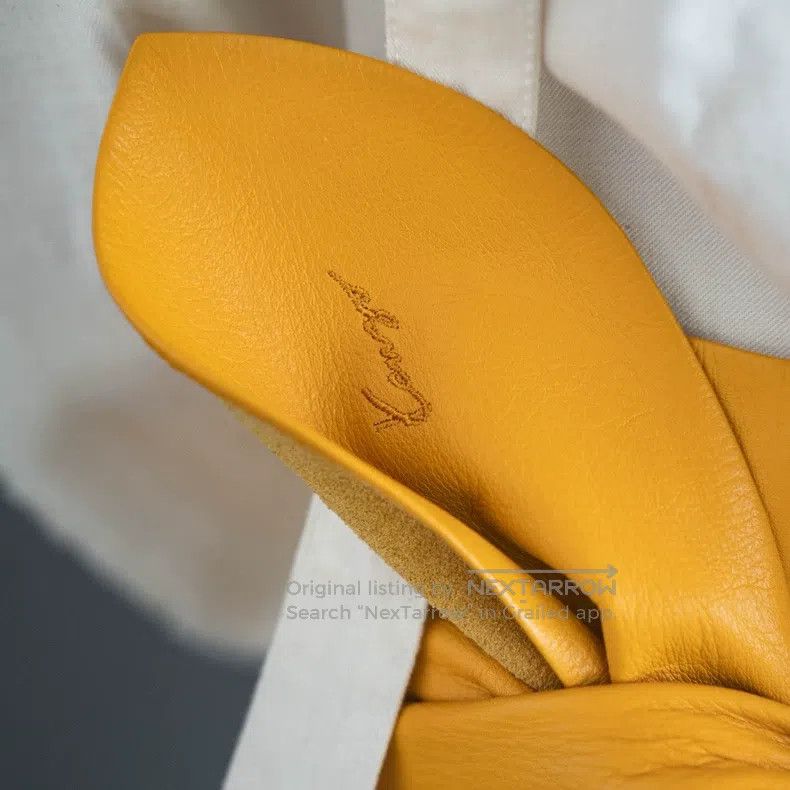 Kenzo Kenzo Yellow leather wide belt Size ONE SIZE - 6 Thumbnail