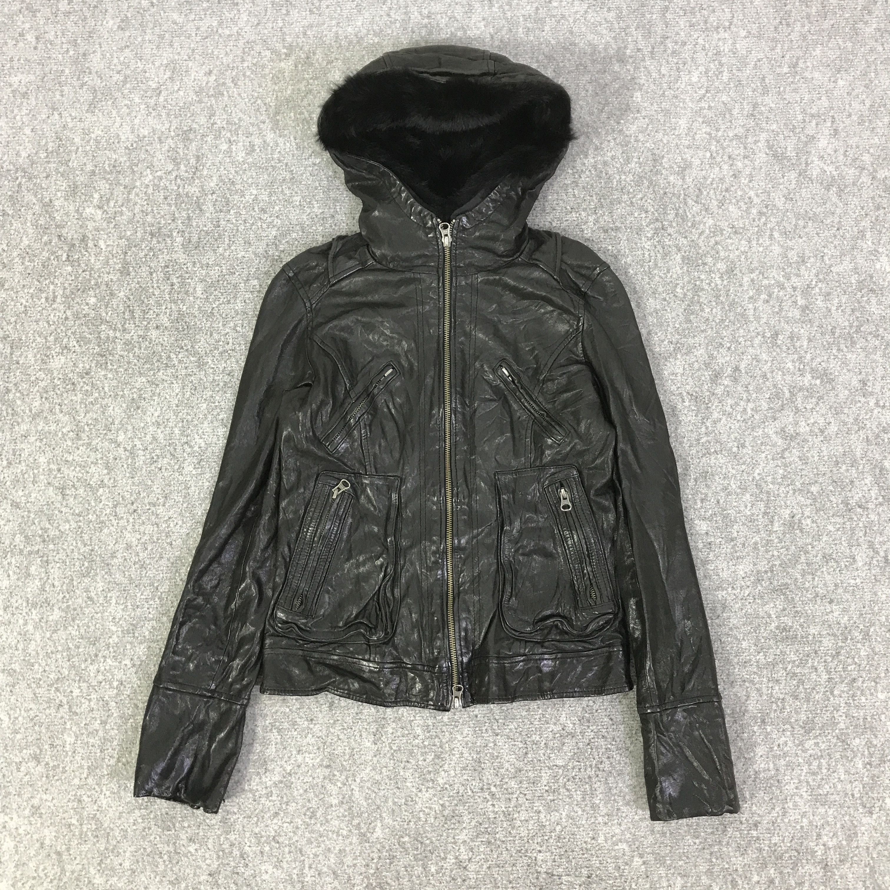 If Six Was Nine SISTEMATIC PUNK JAPAN LEATHER JACKET K92B20 Size US XS / EU 42 / 0 - 1 Thumbnail