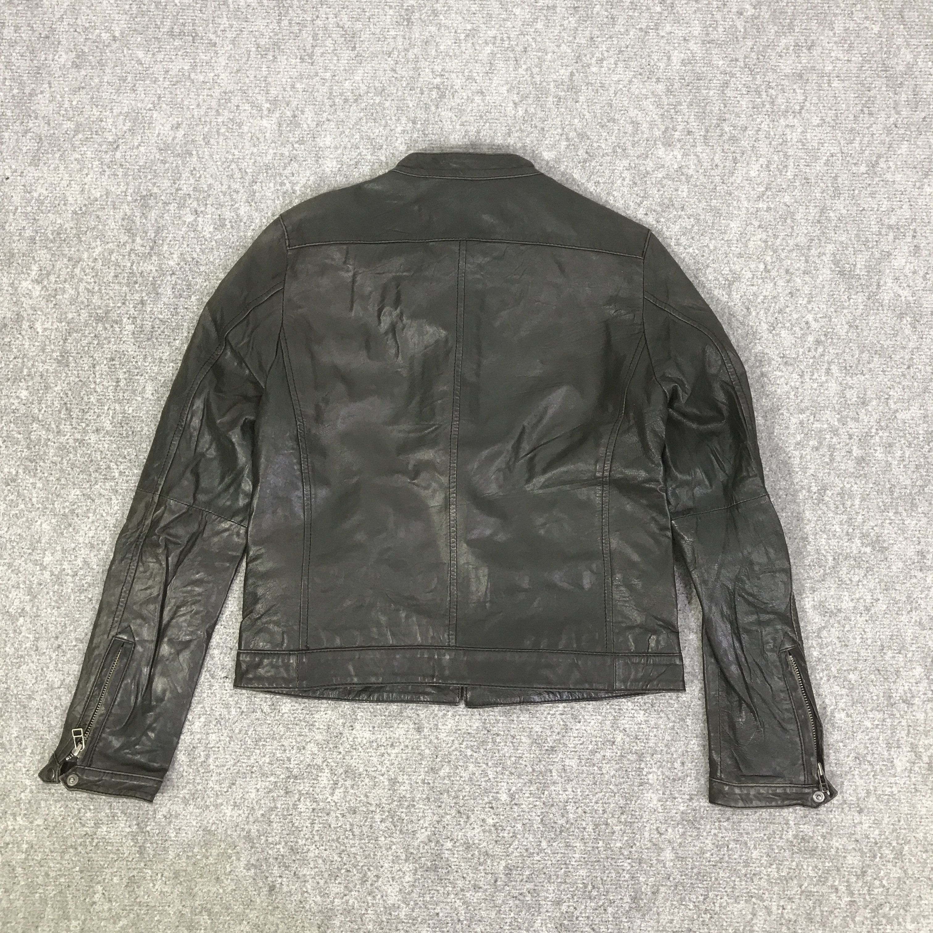 United Arrows UNITED ARROWS TOKYO LEATHER PUNK JACKET K83B16 Size US XXS / EU 40 - 3 Thumbnail