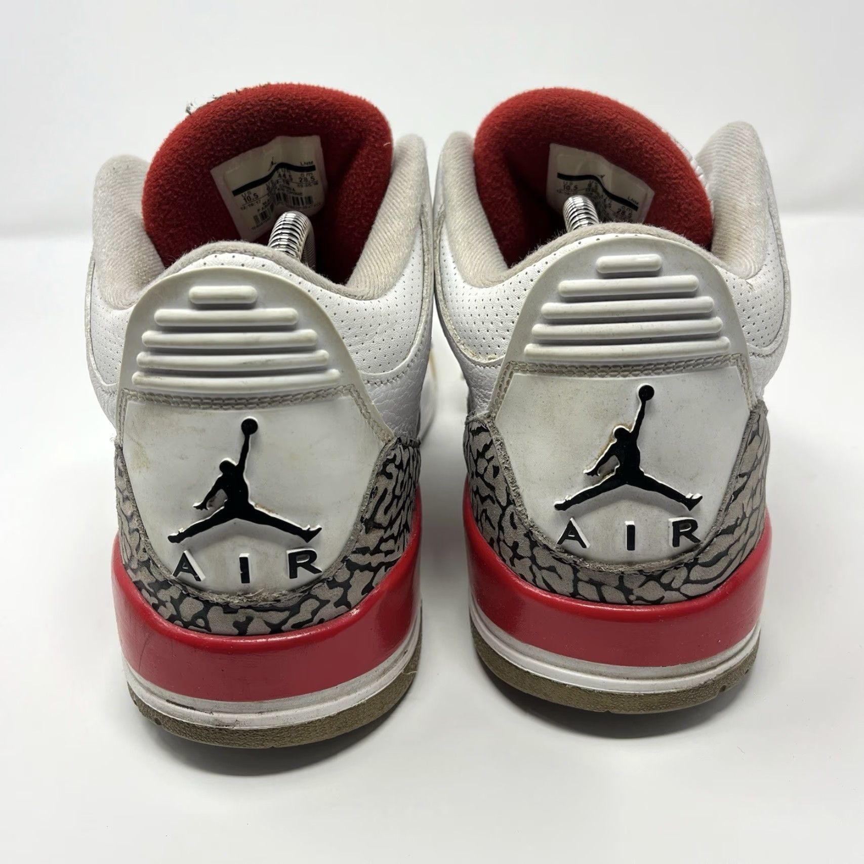 Jordan Brand Nike Air Jordan 3 Retro Hall of Fame Sneaker Mens Size 10.5 White 136064-116 2018 Shoes Leather Retro 3 Jordan Size ONE SIZE - 6 Thumbnail