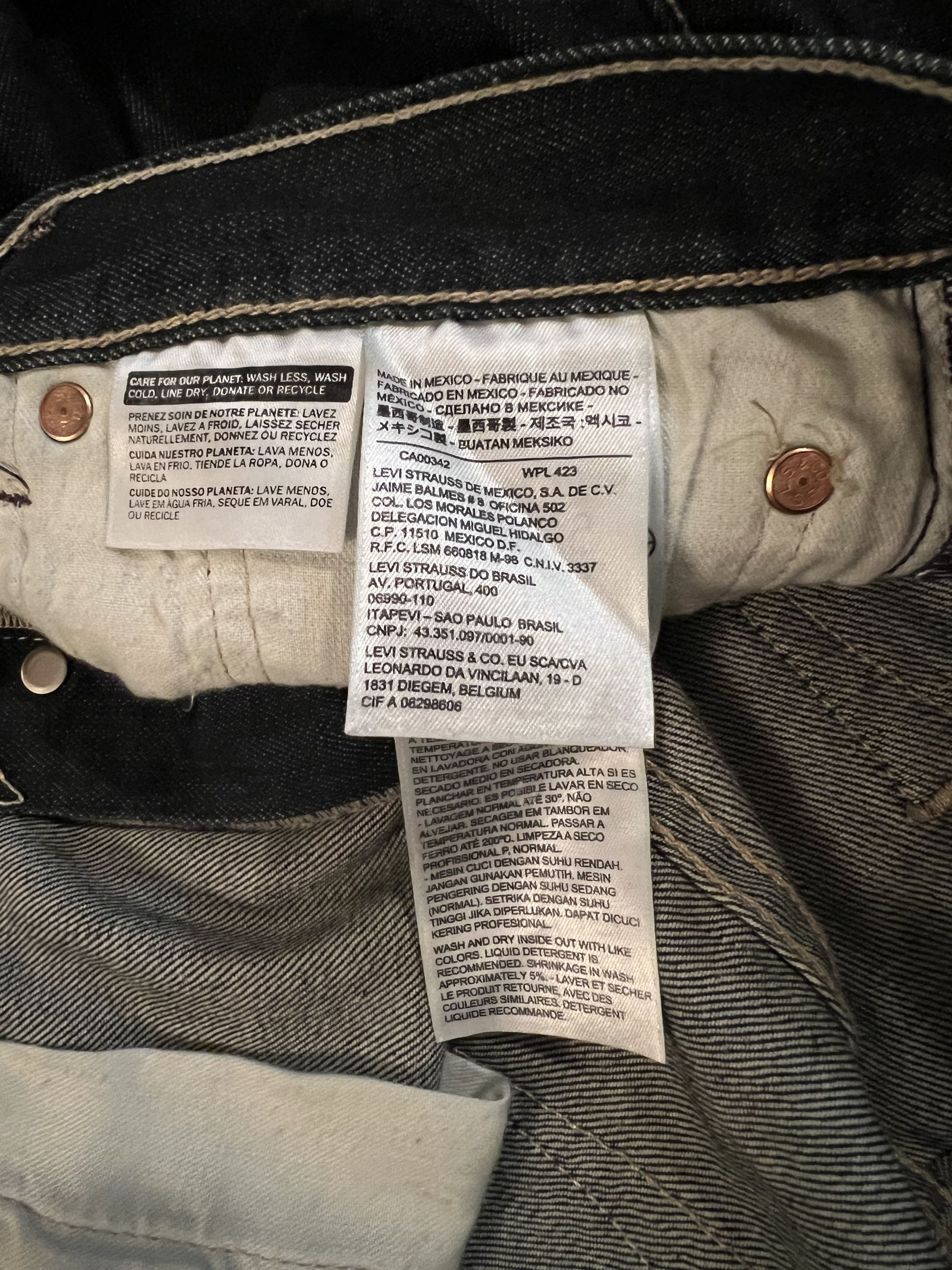 Levi's Levi's 501 Blue Denim Jeans Size US 36 / EU 52 - 7 Thumbnail