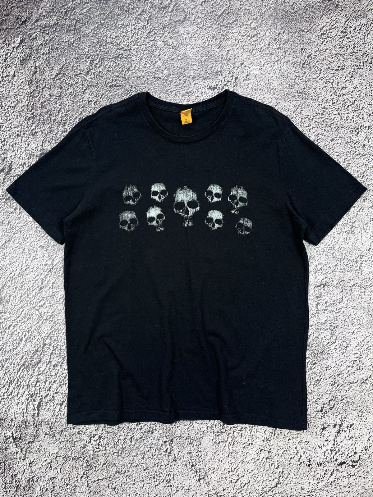Vintage Skull Logo Halloween Tee streetwear size XL