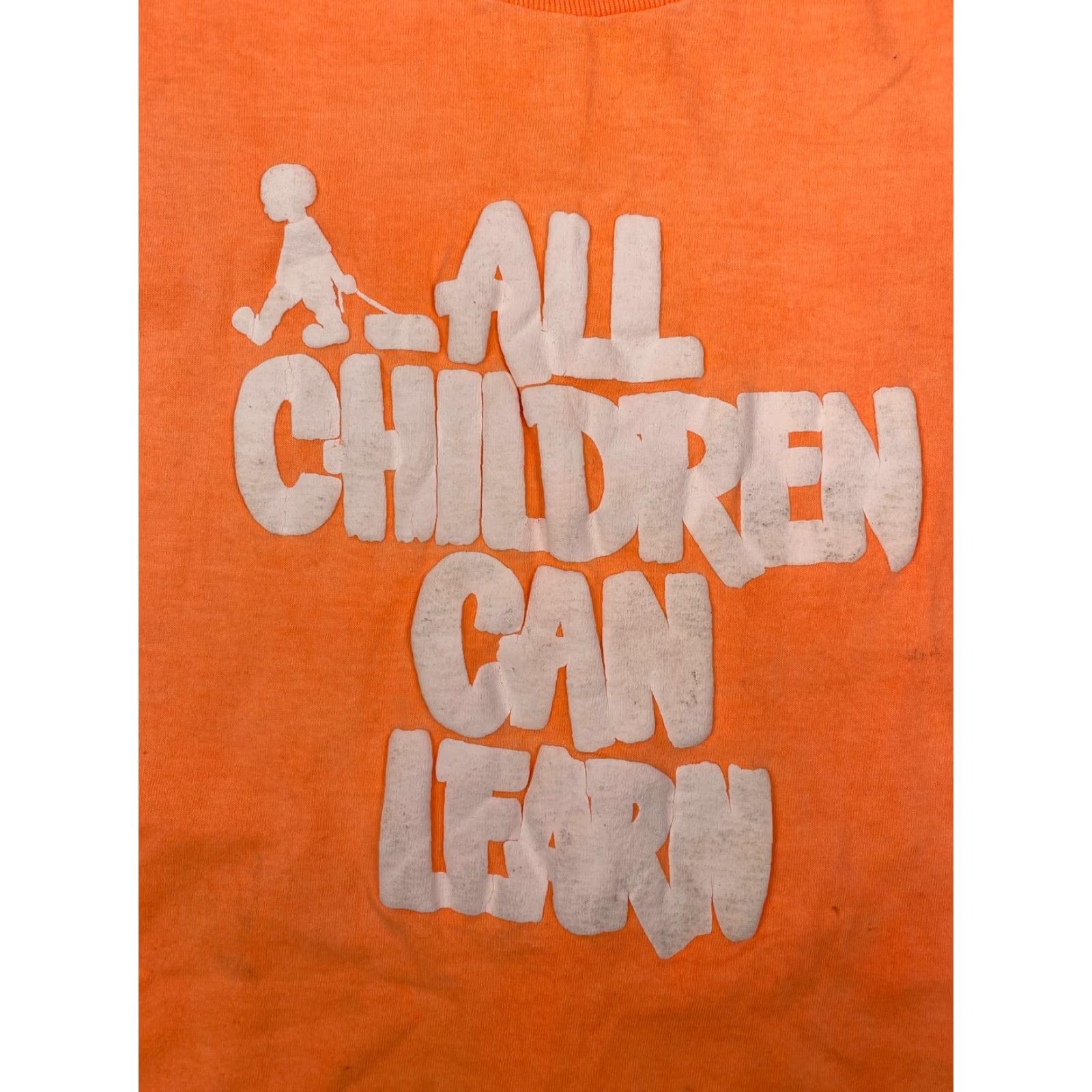 Anvil VINTAGE Anvil T-Shirt Orange Long Sleeve XL USA Shirt Men 3674 Size US XL / EU 56 / 4 - 2 Thumbnail