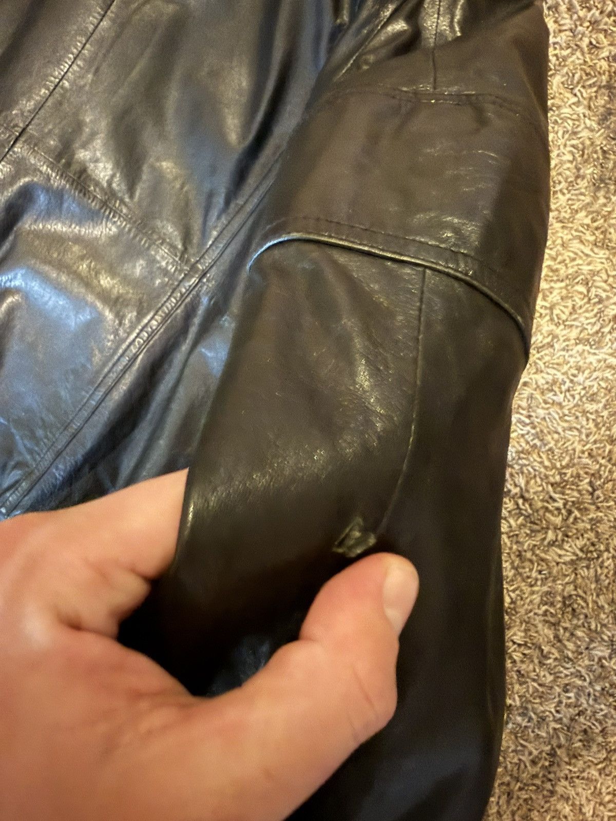 Valentino Men’s Valentino leather jacket Size US L / EU 52-54 / 3 - 5 Thumbnail