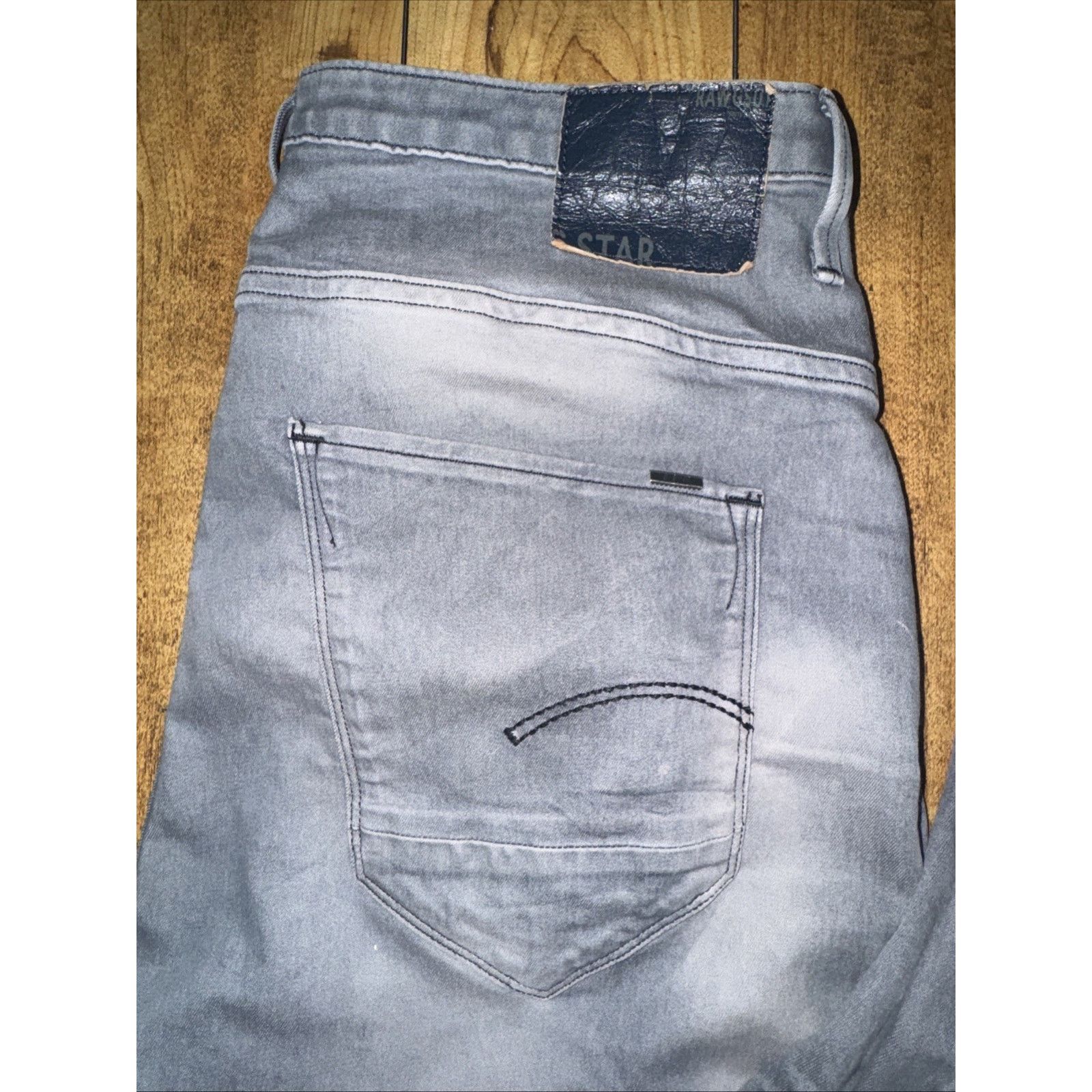 G-Star G-Star Raw Arc 3D Tapered Jeans Gray Wash Women Mid Rise Size 30" / US 8 / IT 44 - 3 Thumbnail