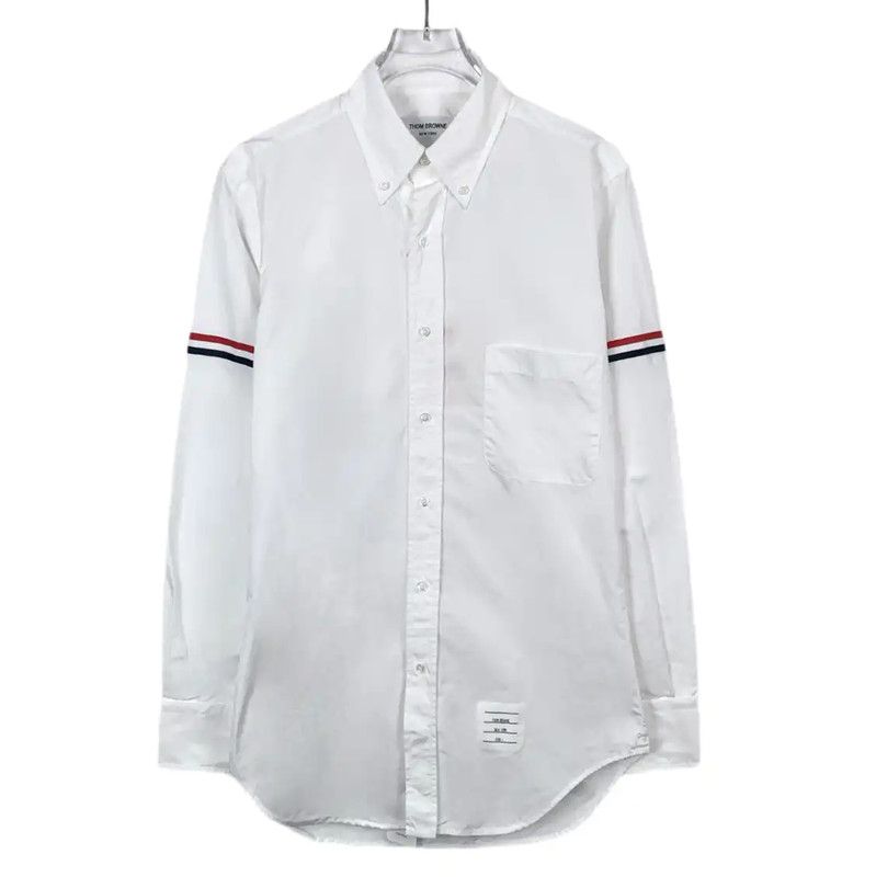 Thom Browne Thom Browne White Cotton Women's Shirt 0089 Size L / US 10 / IT 46 - 1 Thumbnail