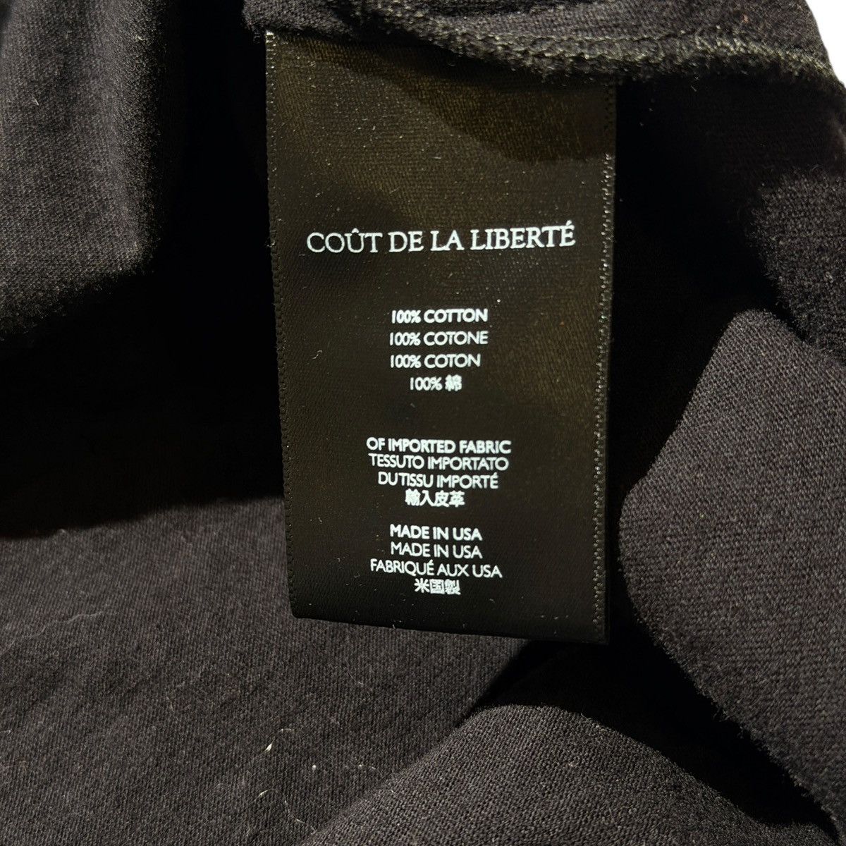 Cout de la Liberte Ass, Gas or Grass t shirt Size US L / EU 52-54 / 3 - 3 Thumbnail