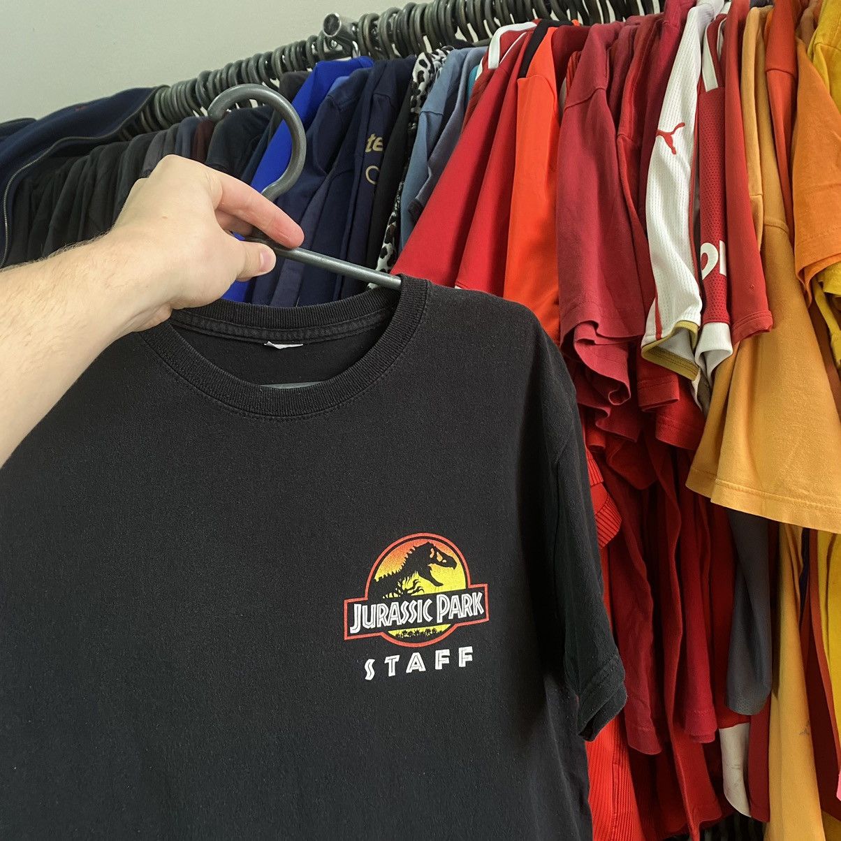 Vintage Vintage 90’s Jurassic Park Ranger Big logo movie tee Size US M / EU 48-50 / 2 - 2 Thumbnail