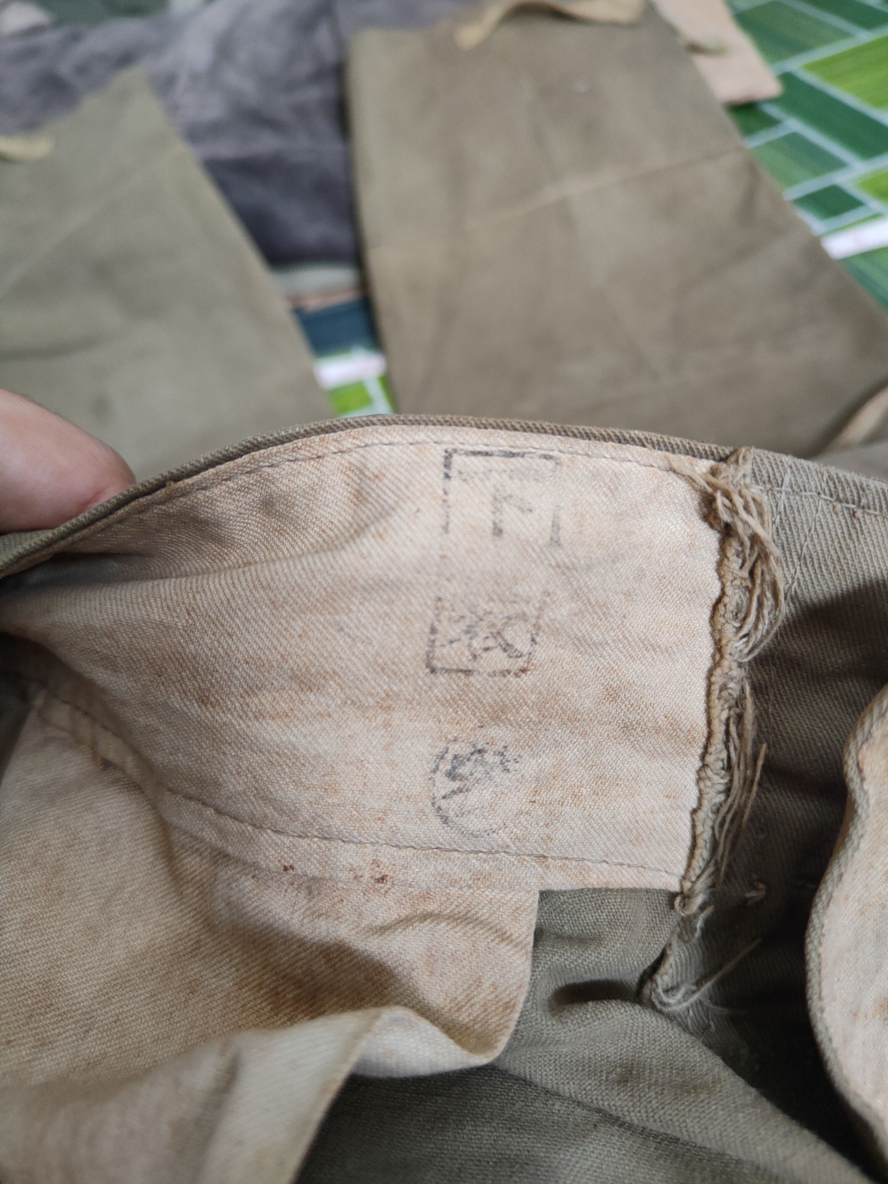Vintage DL Japan vintage military worker Olive cargo Pants #W1790 Size US 30 / EU 46 - 12 Thumbnail
