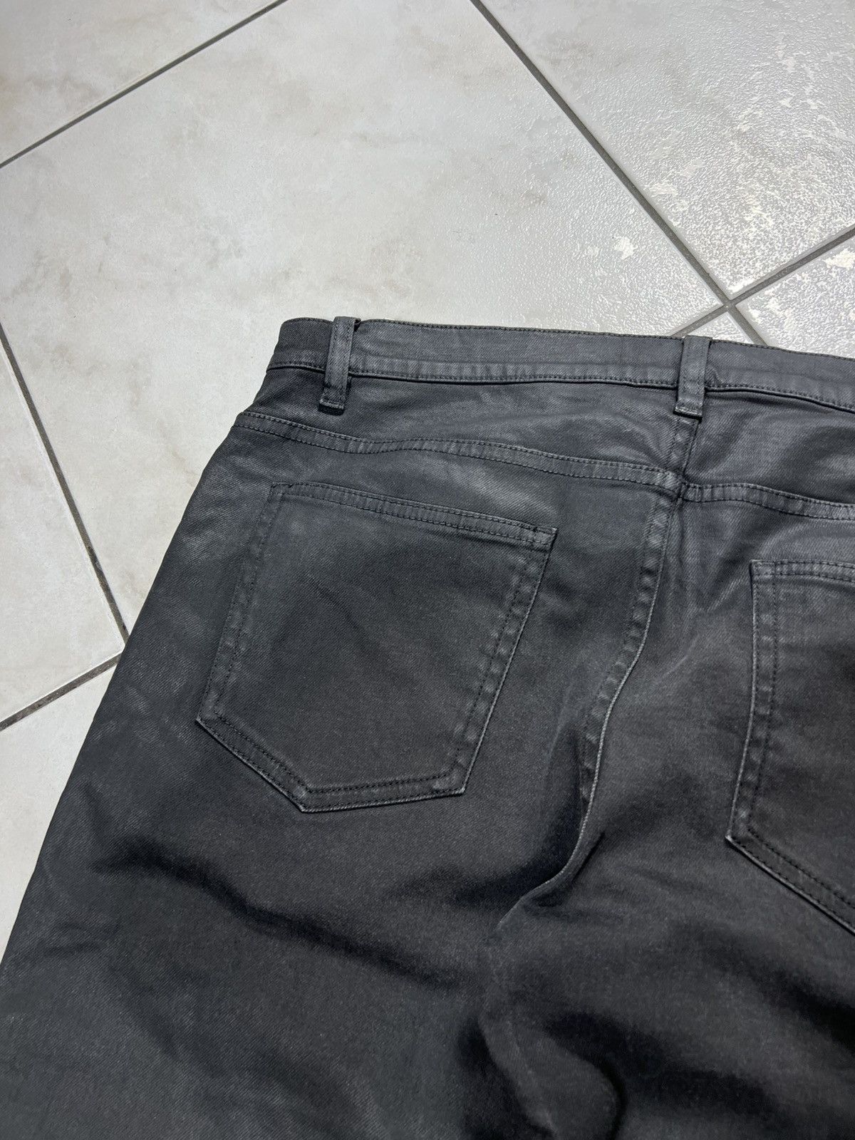 Belstaff Belstaff England waxed motorcycle slim fit pants with pocket Size US 33 - 16 Thumbnail
