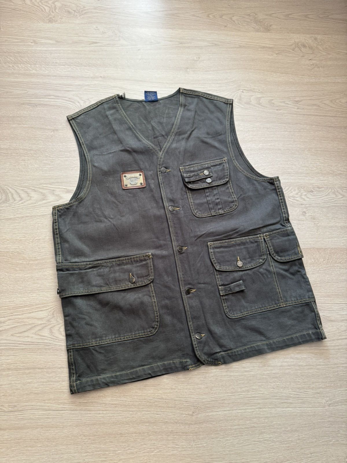 Karl Kani Vintage 90’s Karl Kani Rare Tactical Vest Rap y2k Baggy Size US XL / EU 56 / 4 - 1 Thumbnail