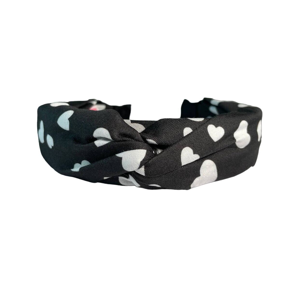 Kate Spade Kate Spade Love Hearts Twisted Headband Black Multi Size ONE SIZE - 6 Thumbnail