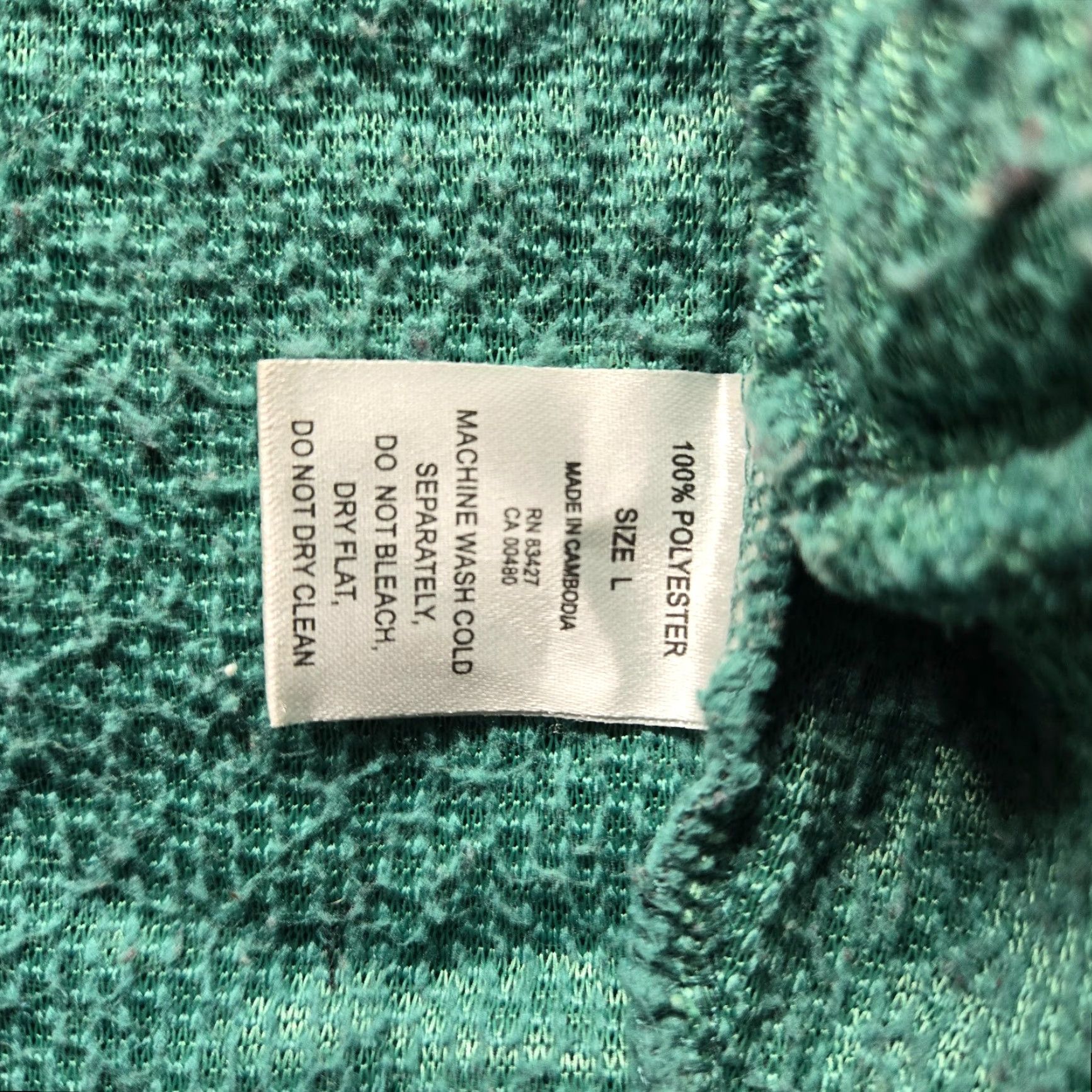 Vintage Live Oak Vest Solid Green Faux Sherpa Zip Sleeveless Sweater - L Adult Women Casual Fall Lightweight Pockets Full Zip Size L / US 10 / IT 46 - 4 Thumbnail