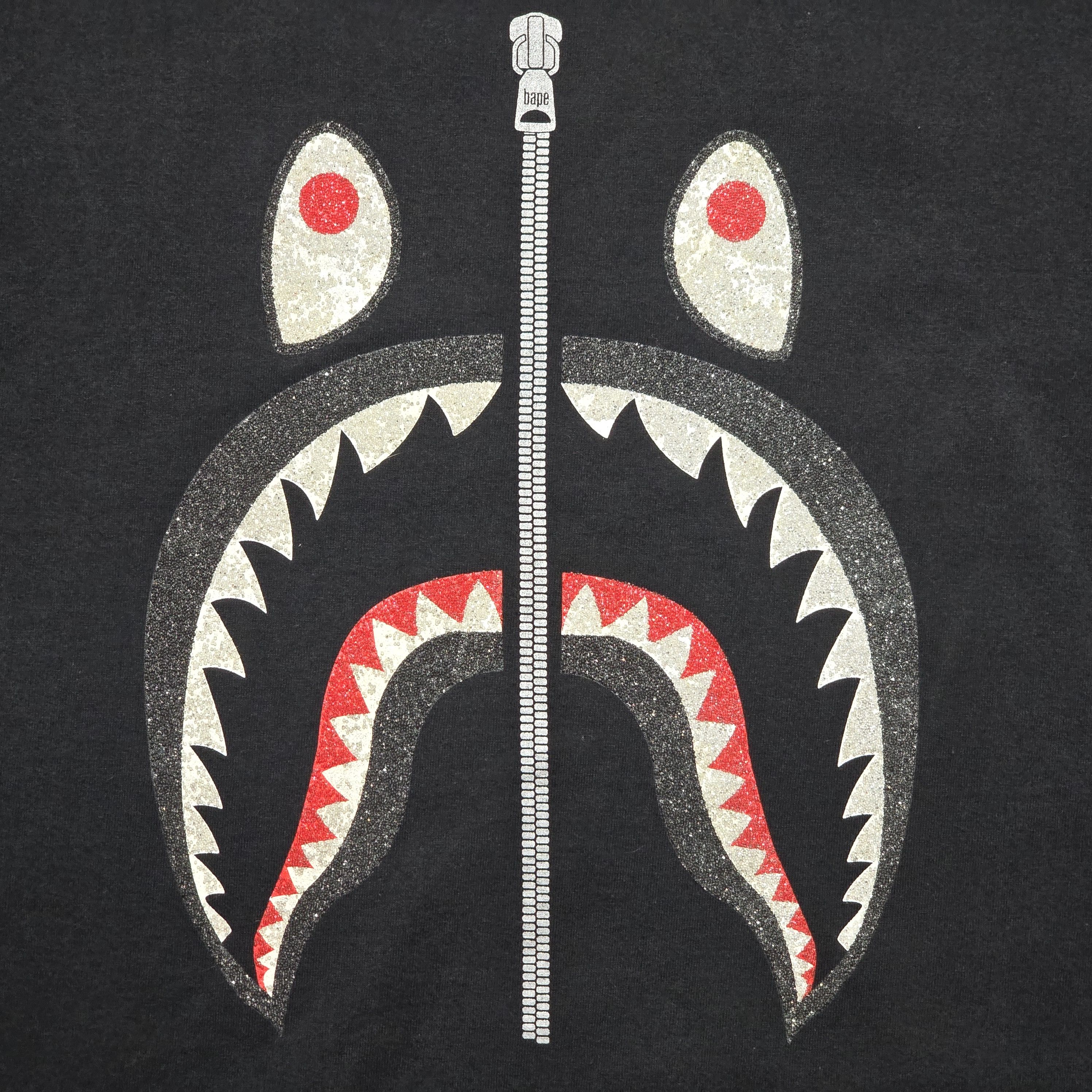 Bape Glass Beads Shark Tee Size US M / EU 48-50 / 2 - 5 Thumbnail
