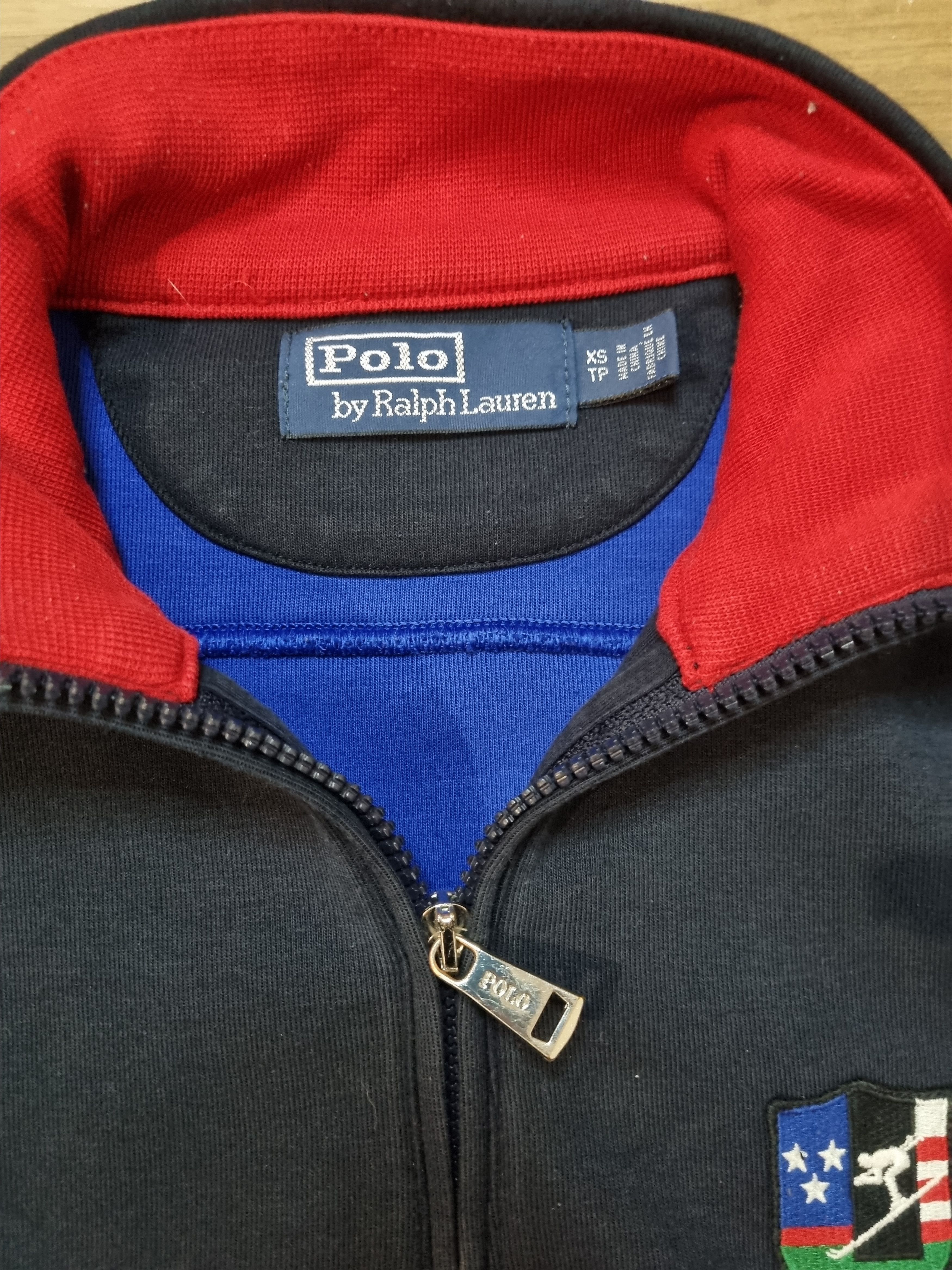 Polo Ralph Lauren × Vintage Polo Ralph Lauren Sweatshirt Zip Vintage 80s-90s Size US XS / EU 42 / 0 - 3 Thumbnail