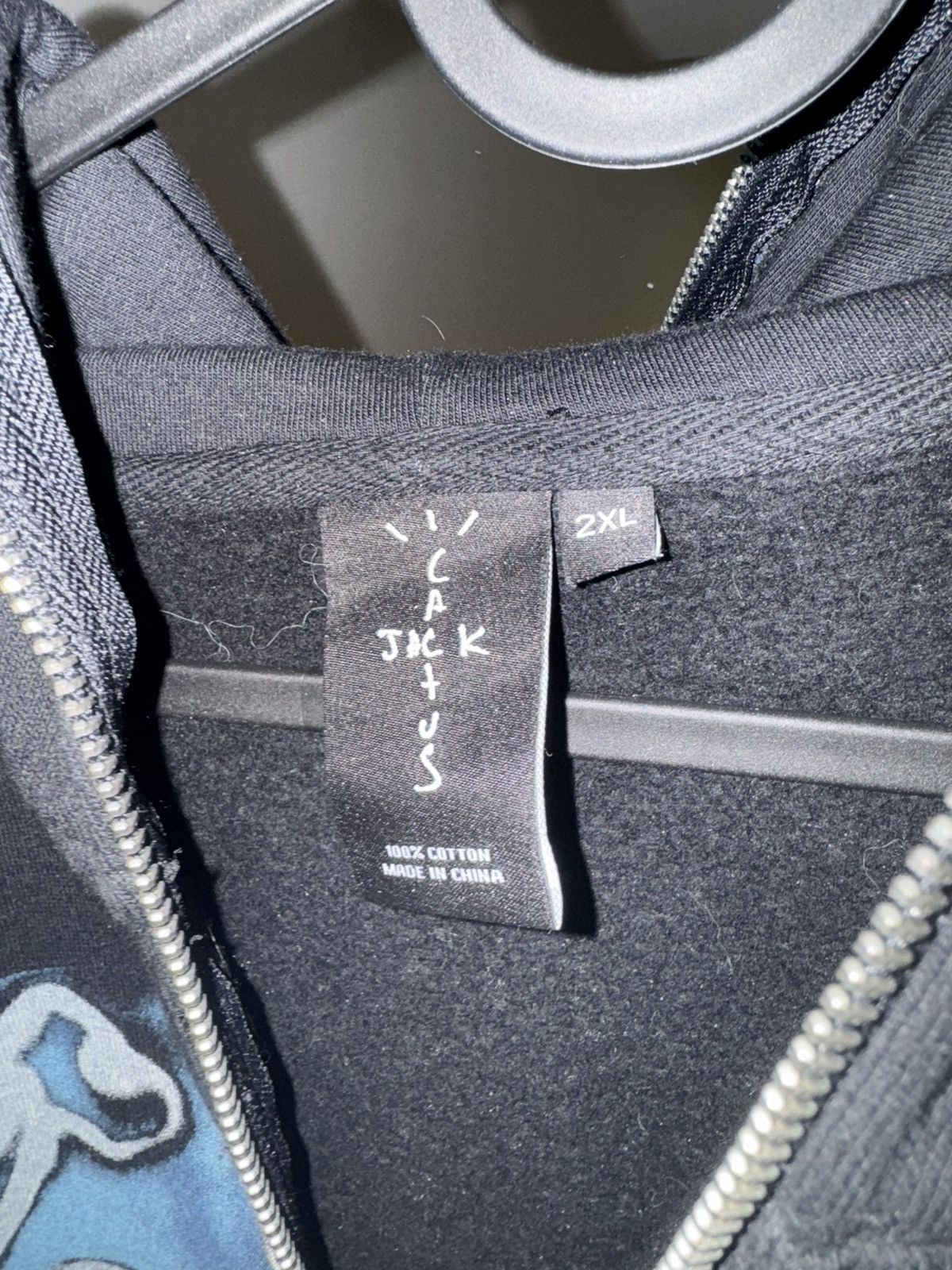 Fragment Design × Travis Scott Travis Scott Cactus Jack For Fragment Skeleton Zip Hoodie Size US XXL / EU 58 / 5 - 4 Thumbnail
