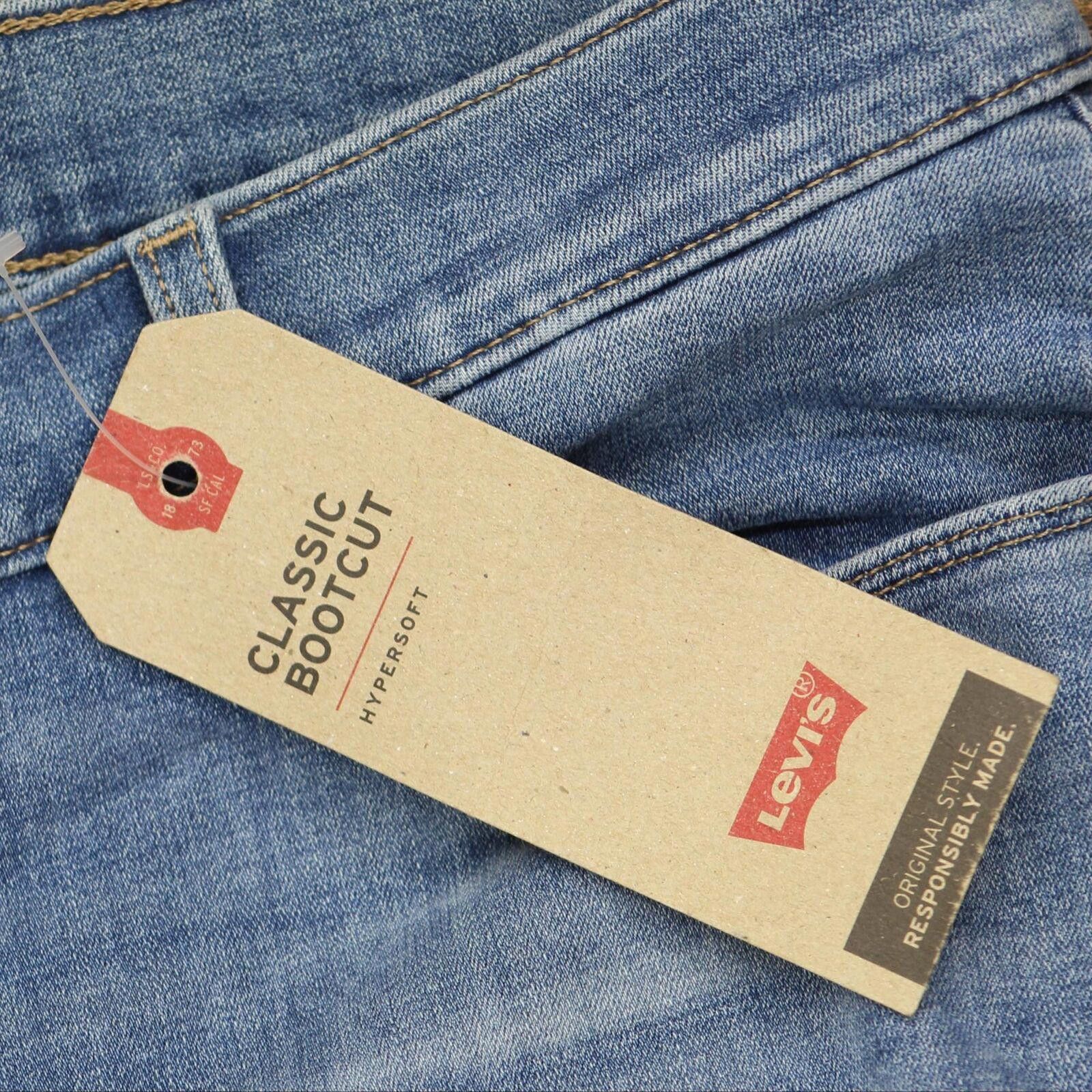 Designer NWT Levi's Bootcut Jeans 236490029 22W Lapis Sights Blue Size 42" / US 20 - 4 Thumbnail