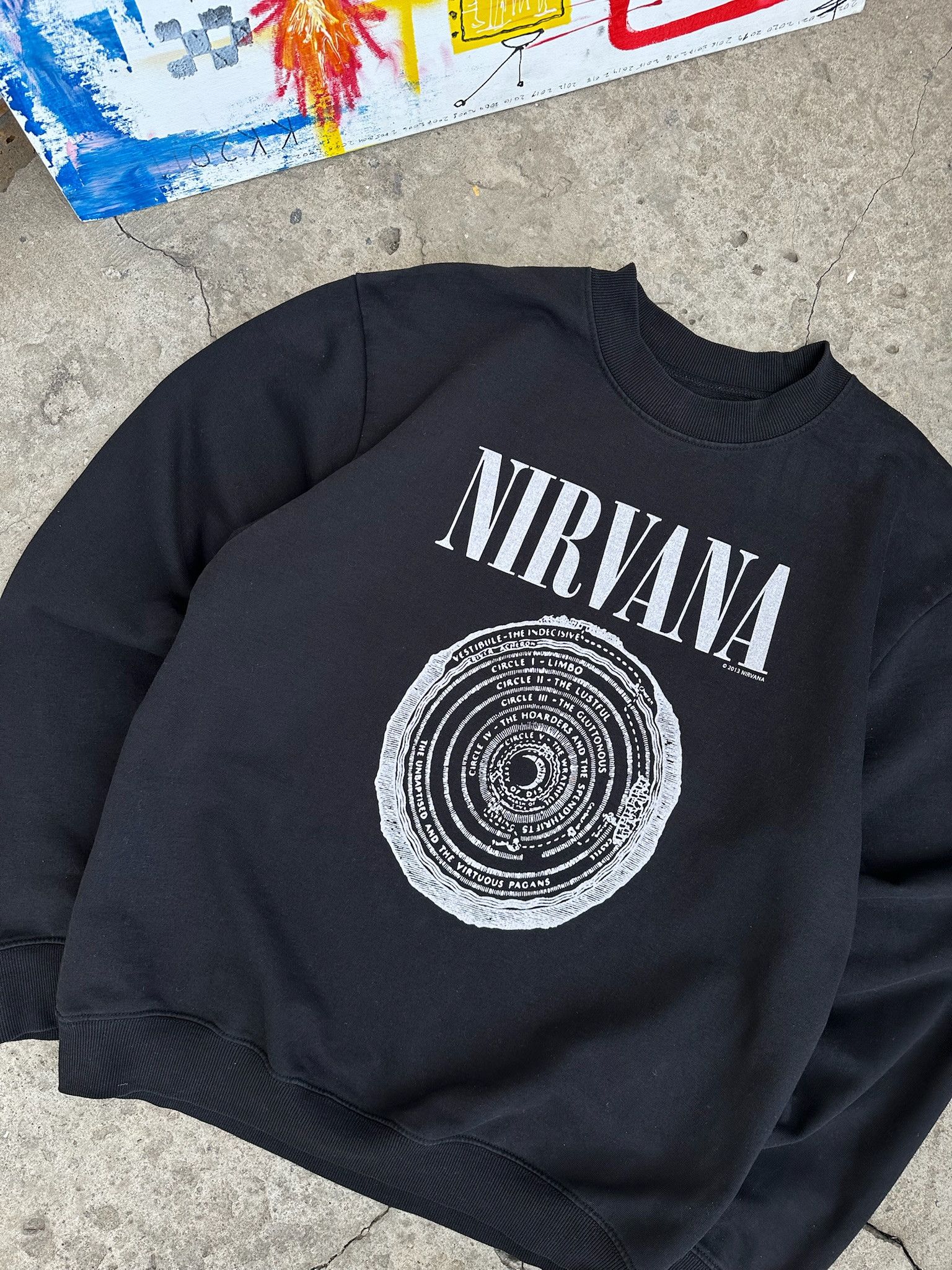 Band Tees NIRVANA sweatshirt vestibule Size US L / EU 52-54 / 3 - 6 Thumbnail