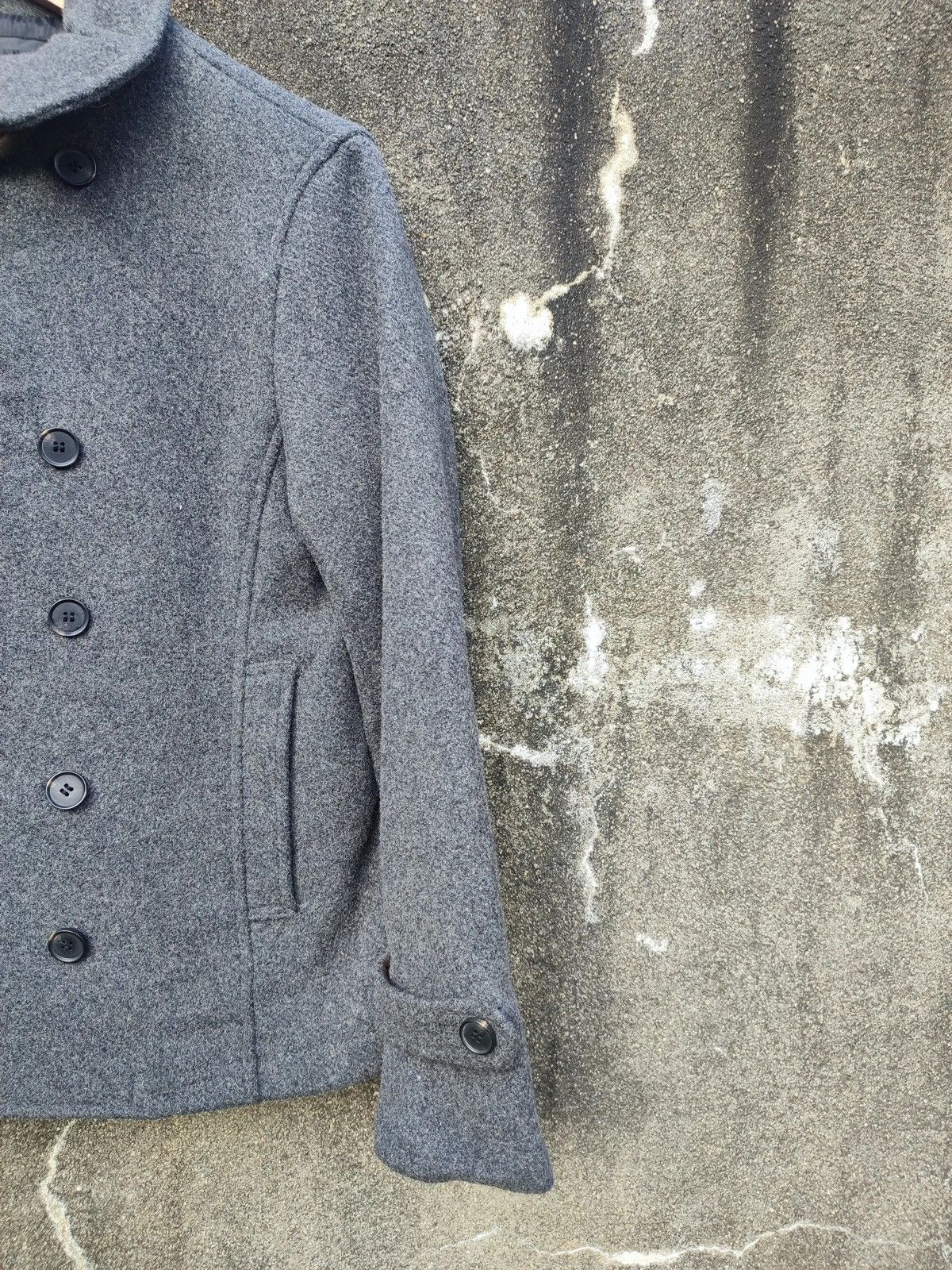 HARE × Japanese Brand HARE Wool-Blend Double Breasted Jacket – Grey (S) Size S / US 4 / IT 40 - 5 Thumbnail