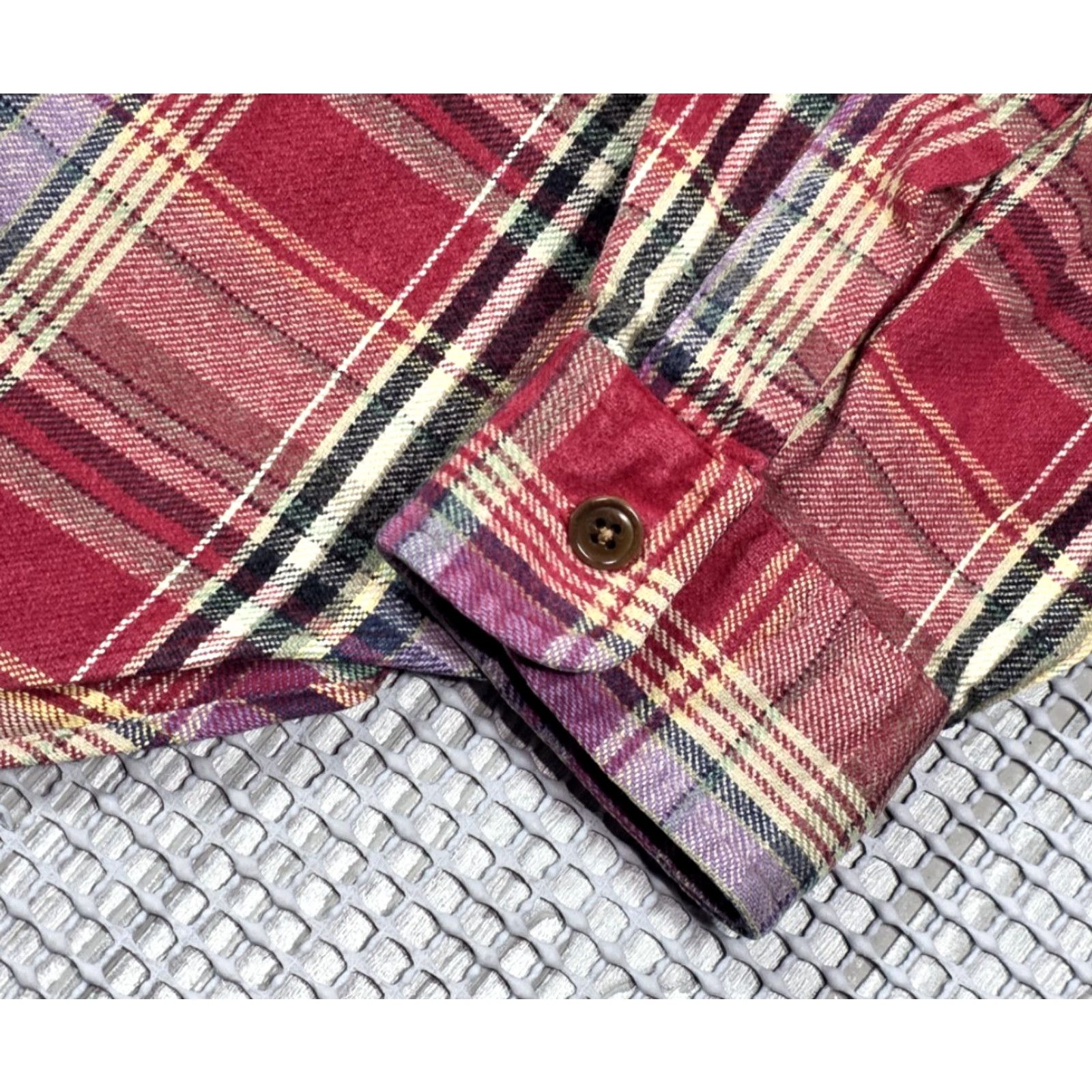 Polo Ralph Lauren Vtg Polo Ralph Lauren Shirt Men L Plaid Button Up Flannel Elbow Patch Hunting Size US L / EU 52-54 / 3 - 7 Thumbnail