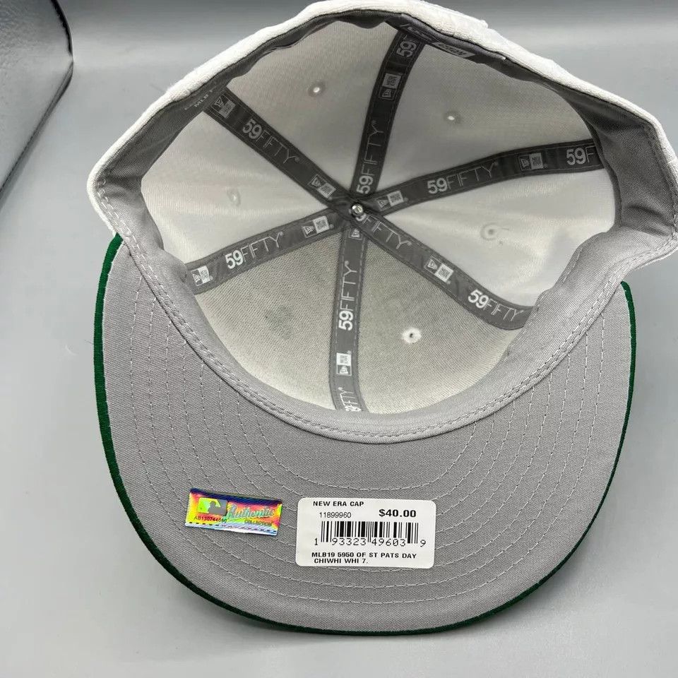 New Era Chicago White Sox Hat Men 7 St. Patrick's Day Fitted Cap New Size ONE SIZE - 5 Thumbnail