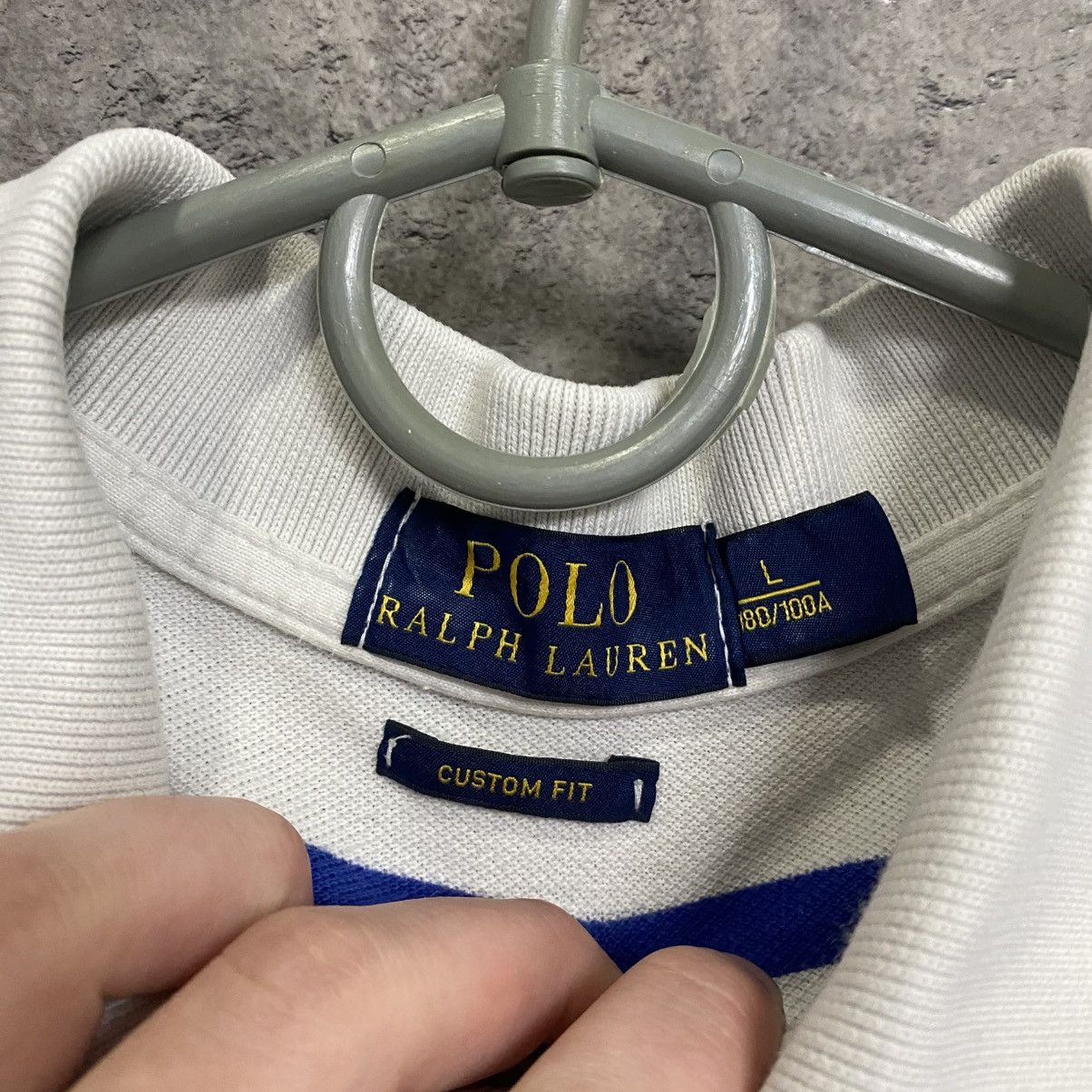Polo Ralph Lauren Men’s Vintage 90s Polo Ralph Lauren Polo T-Shirt Striped Size US L / EU 52-54 / 3 - 8 Thumbnail