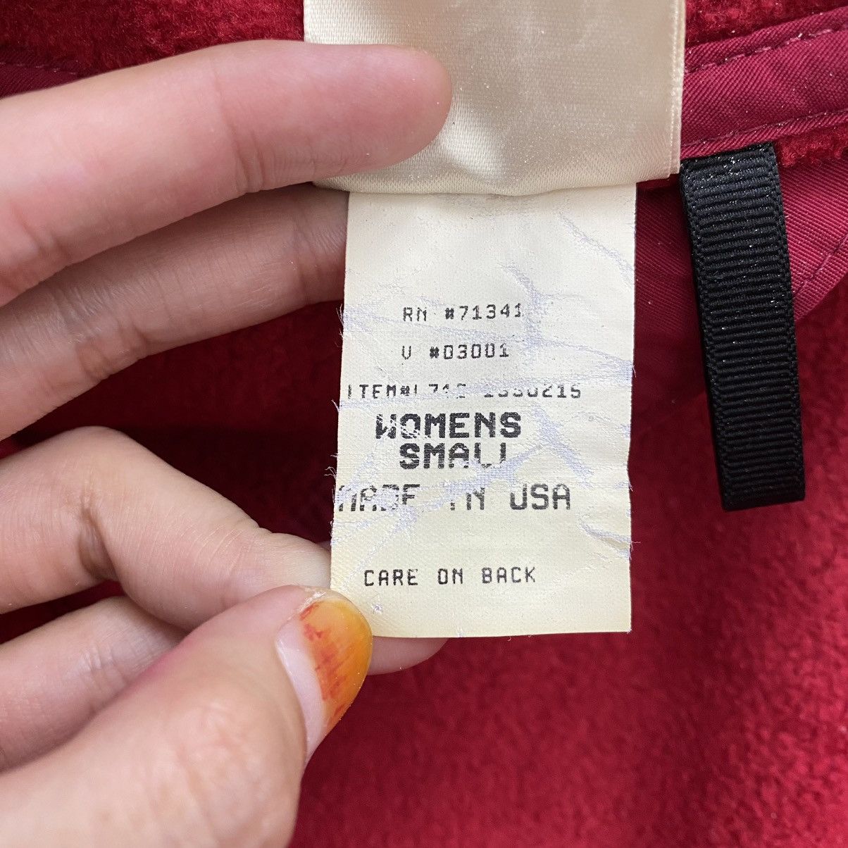 L.L. Bean L.L BEAN Snap Button Plain Deep Pile Red Fleece Sweatshirt Size US M / EU 48-50 / 2 - 5 Thumbnail